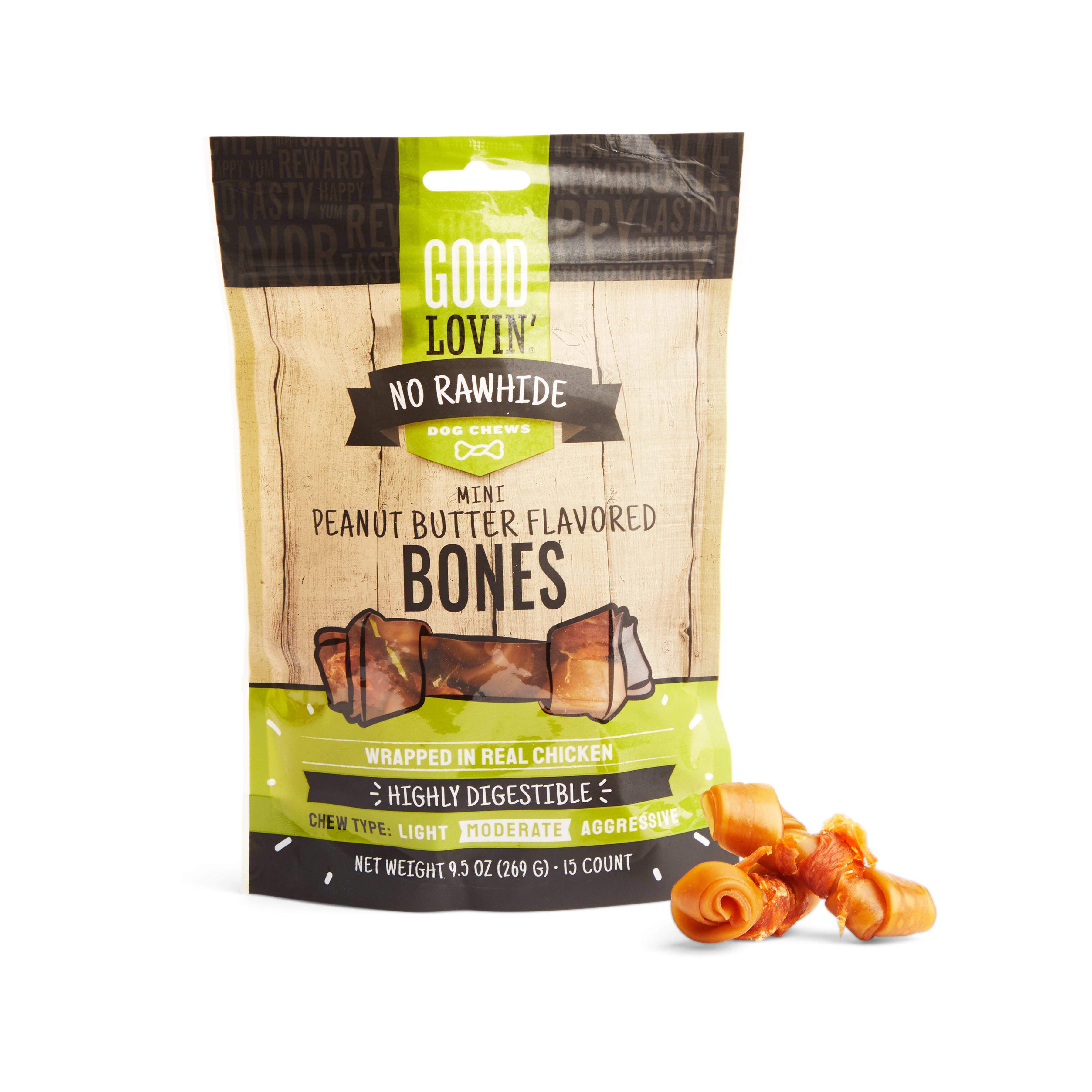 Peanut butter flavored dog bones best sale