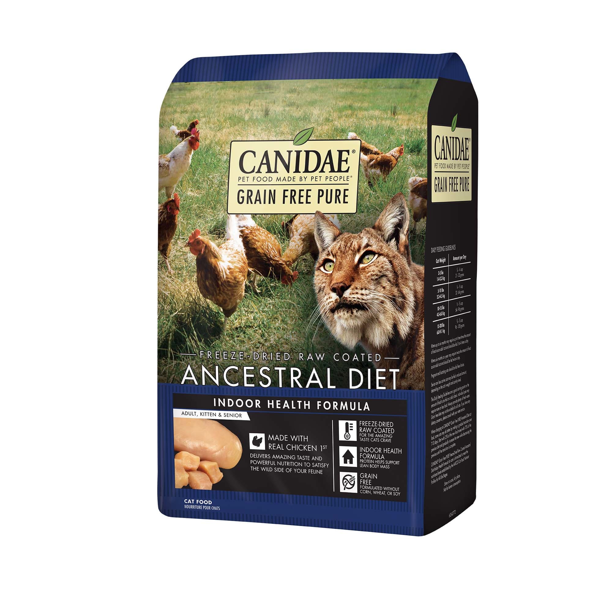 Canidae PURE Ancestral Grain Free Raw Coated Indoor Chicken Dry Cat