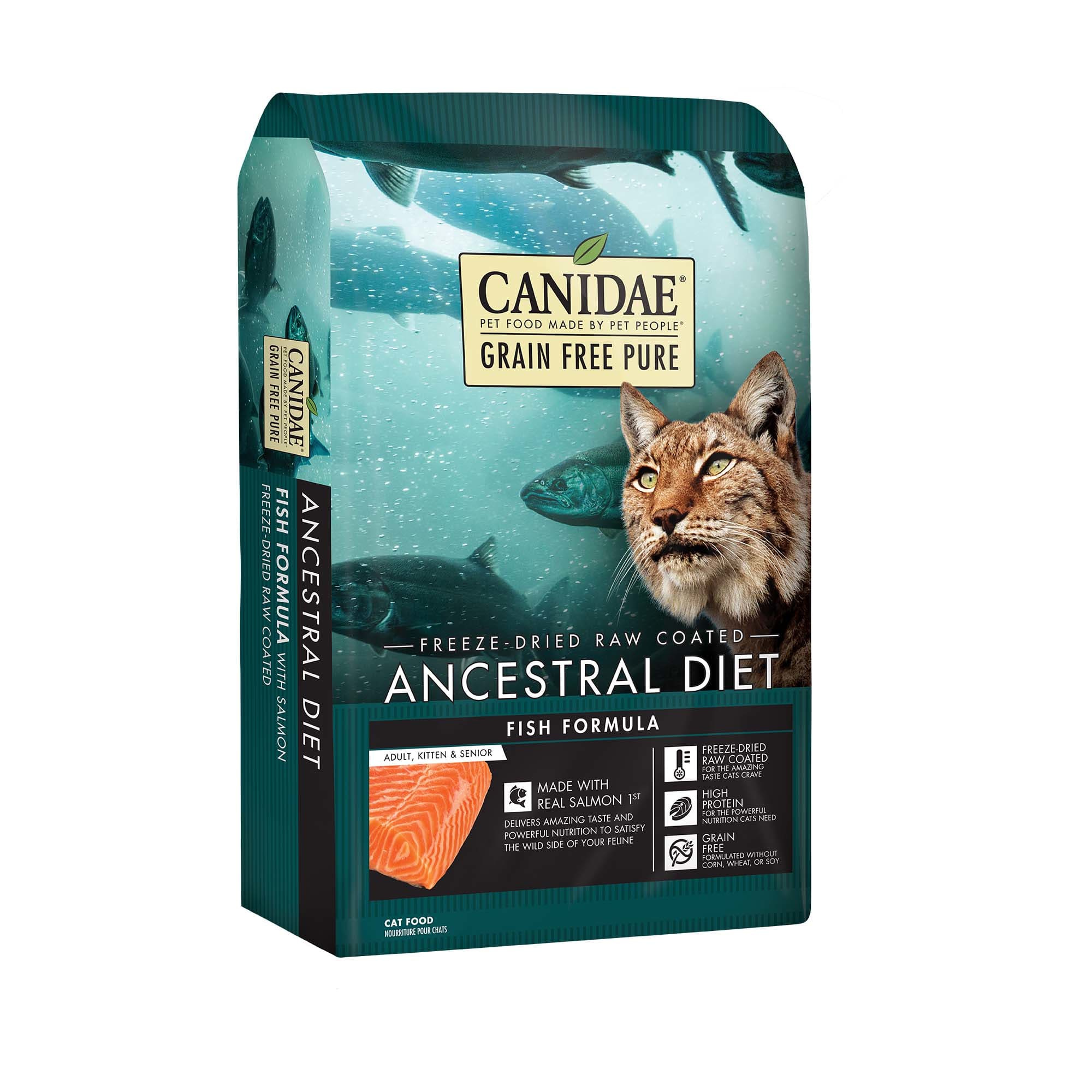 CANIDAE Grain Free PURE Ancestral Diet Salmon Dry Cat Food eBay