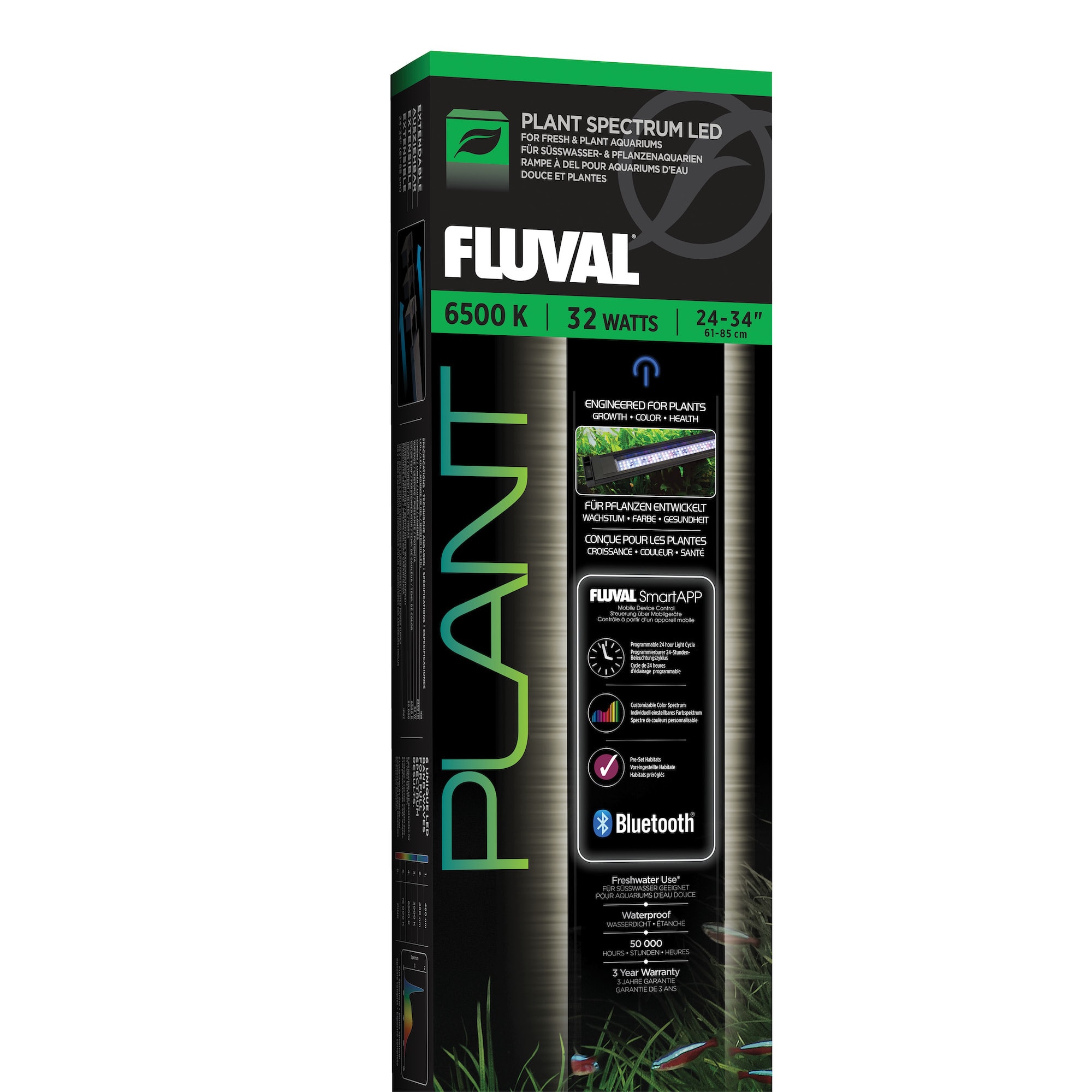Fluval Fresh and Plant LED Light Fixture, 32 Watt | Petco