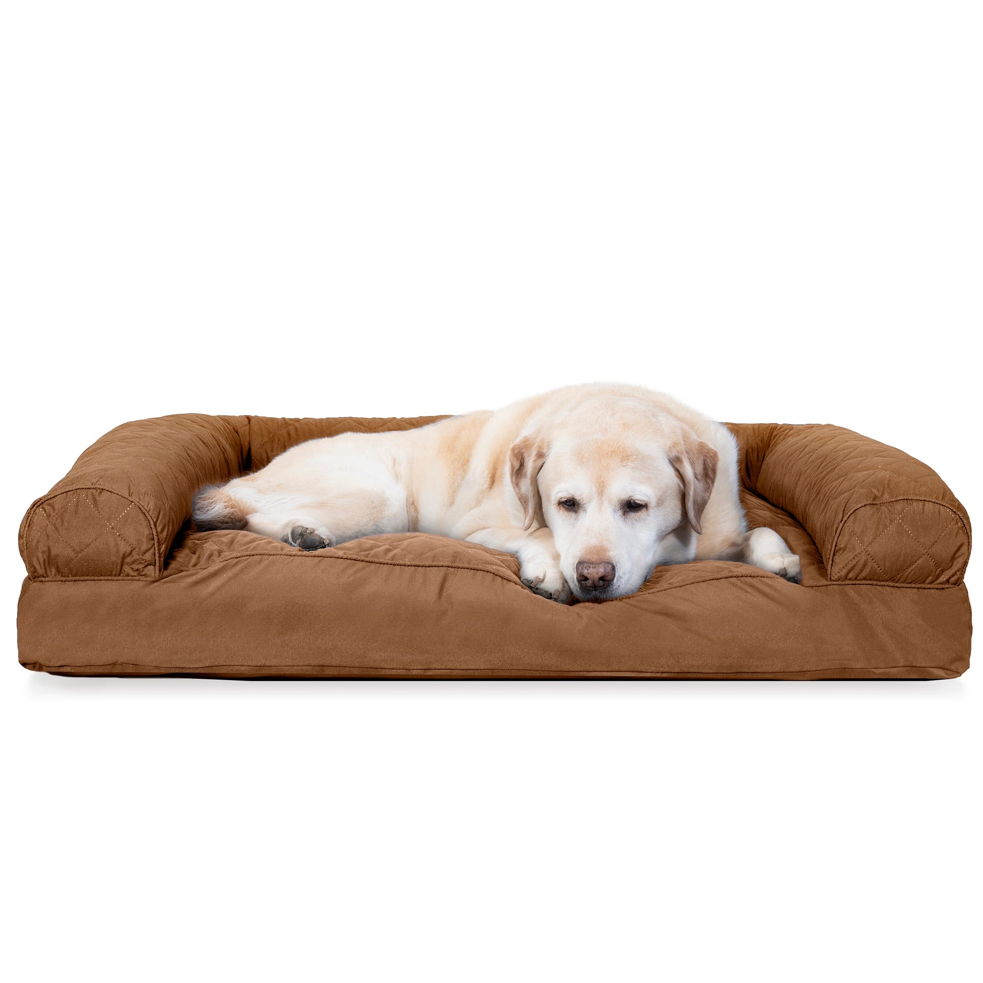 FurHaven Quilted Pillow Sofa Dog Bed, 40