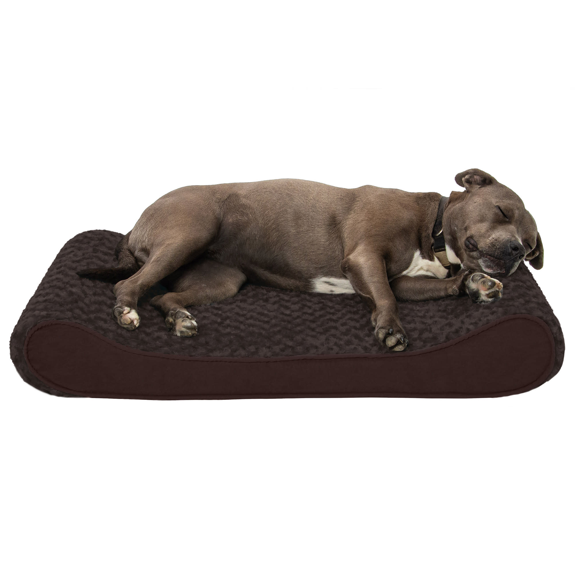 FurHaven Ultra Plush Luxe Lounger Orthopedic Dog Bed, 24