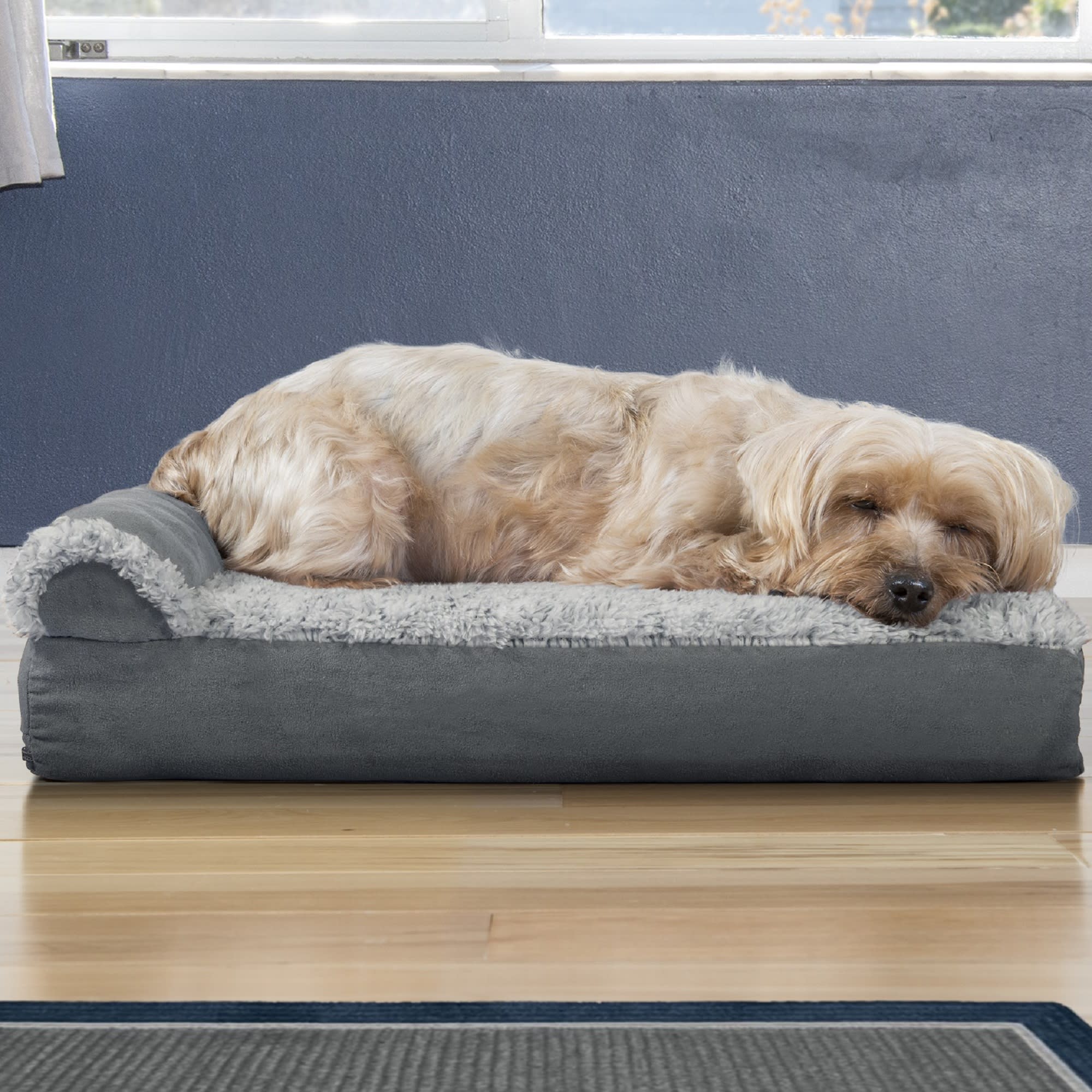 Archie & Oscar™ Karlin Ultra Plush Luxe Lounger Contour Dog Pillow