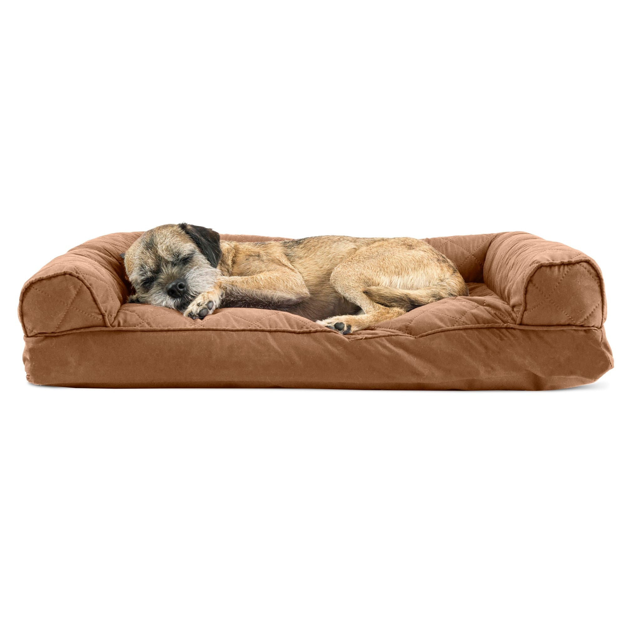 FurHaven Quilted Pillow Sofa Dog Bed, 20