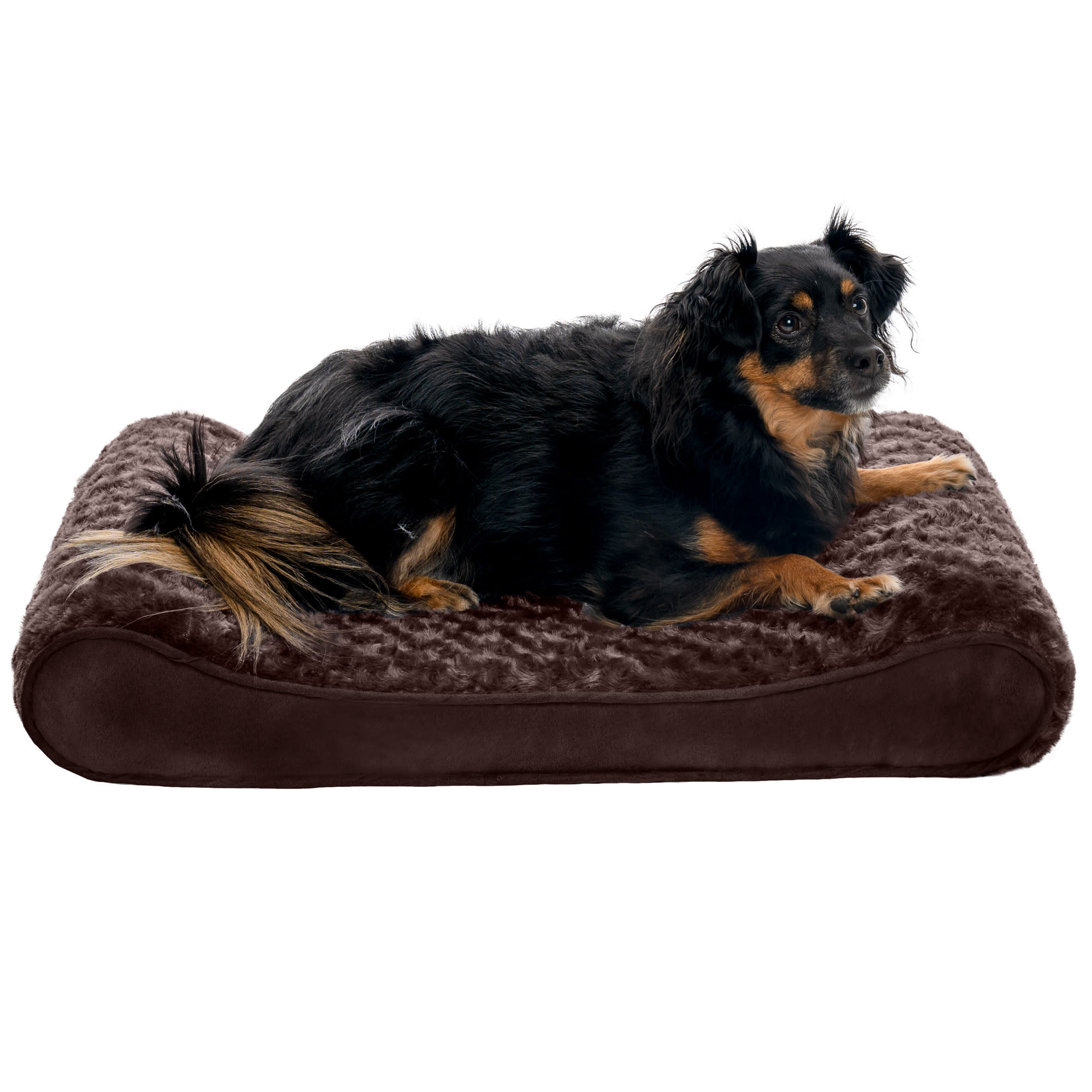 FurHaven Ultra Plush Luxe Lounger Orthopedic Dog Bed, 20" L x 30" W
