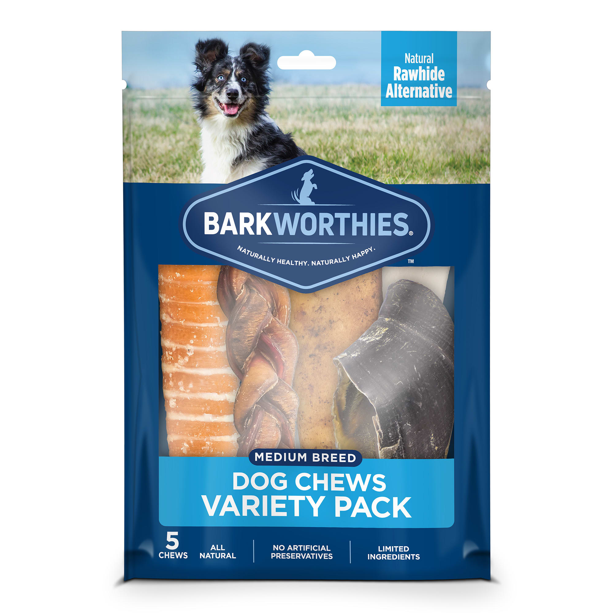 Barkworthies Medium Breed Variety Pack Dog Treats 1.25 lbs. Petco