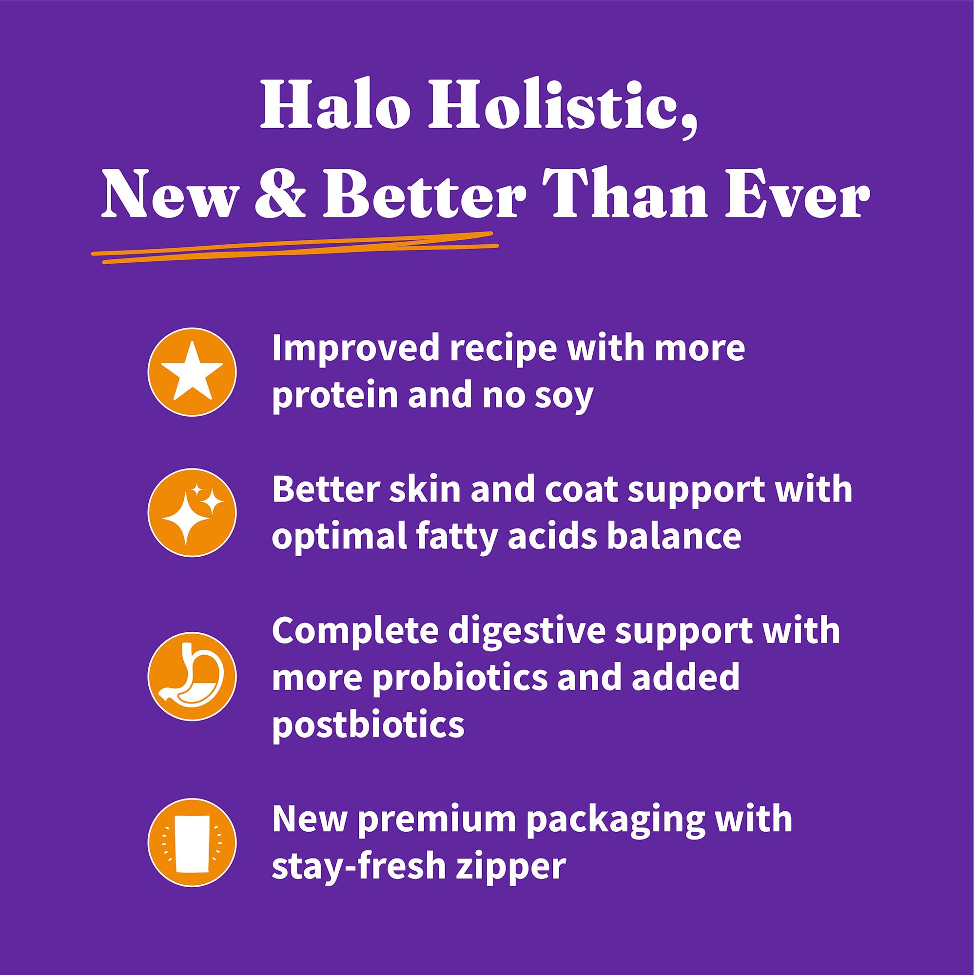 Halo Holistic Complete Digestive Health Cage free Chicken Recipe