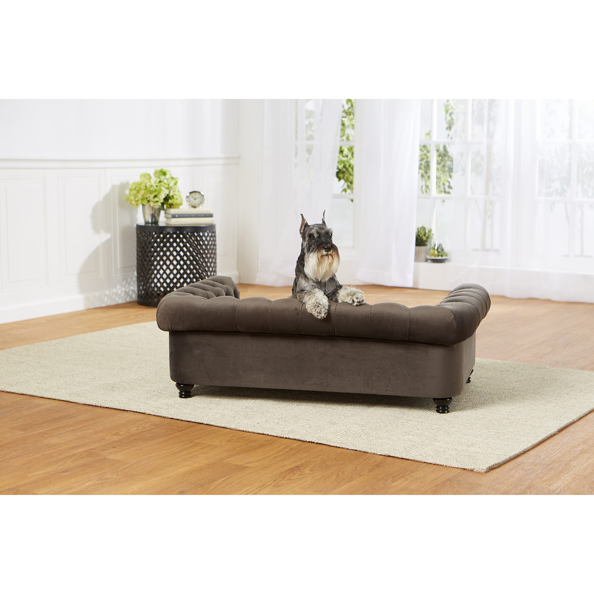 Enchanted Home Pet Wentworth Gray Sofa 44.5