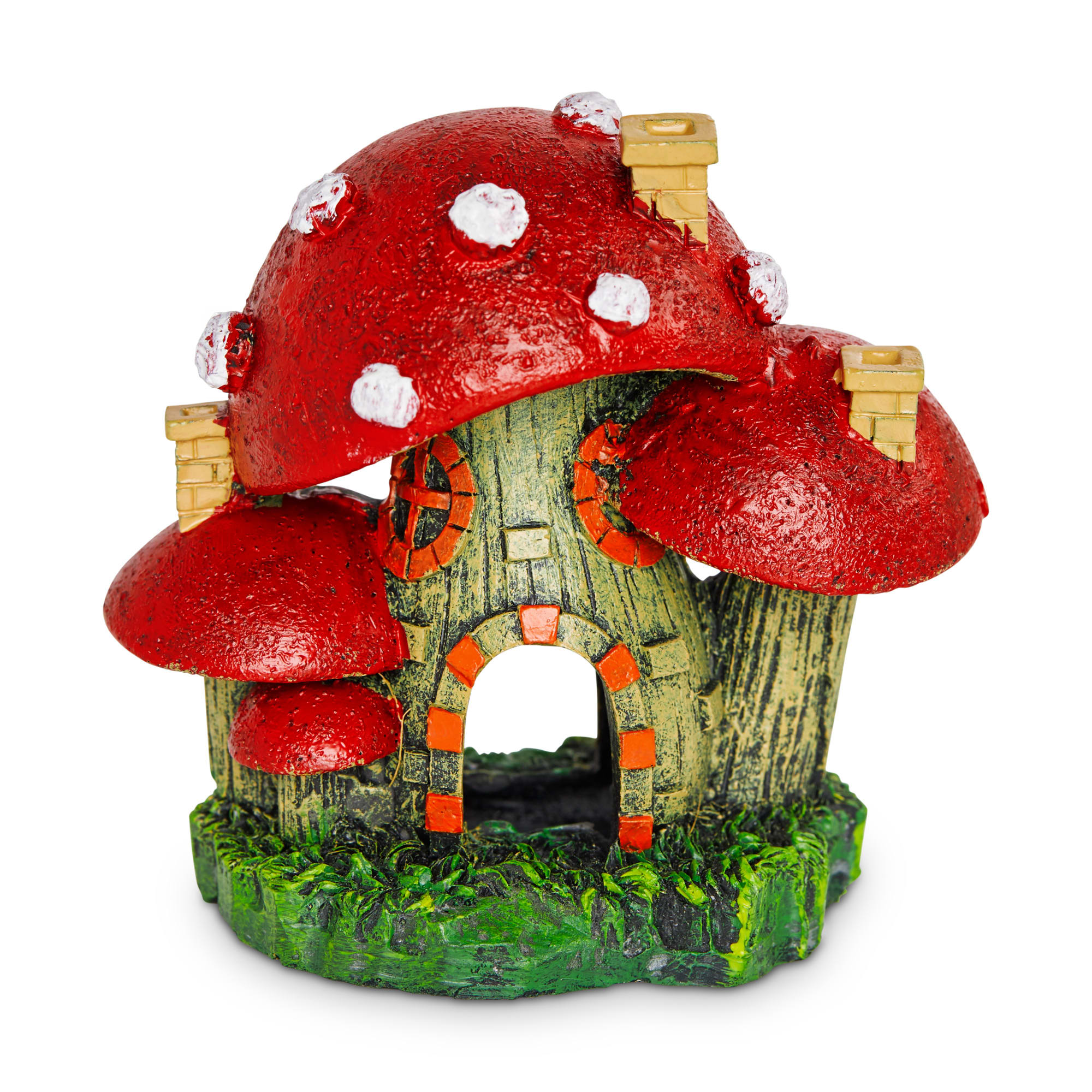 Fish Tank Decorations-Mushroom House Set Aquarium Decorations