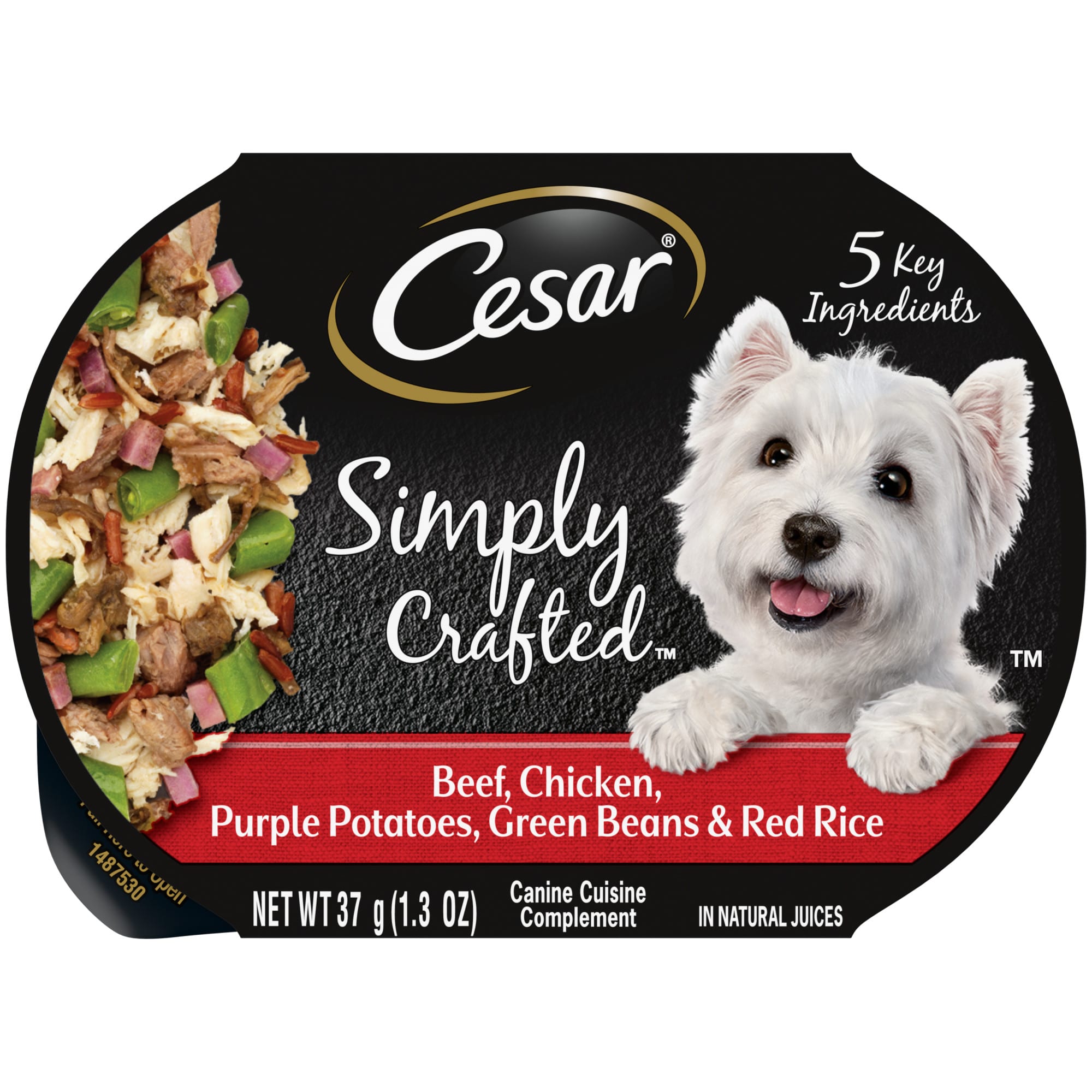 Cesar Simply Crafted Beef Chicken Purple Potatoes Green Beans