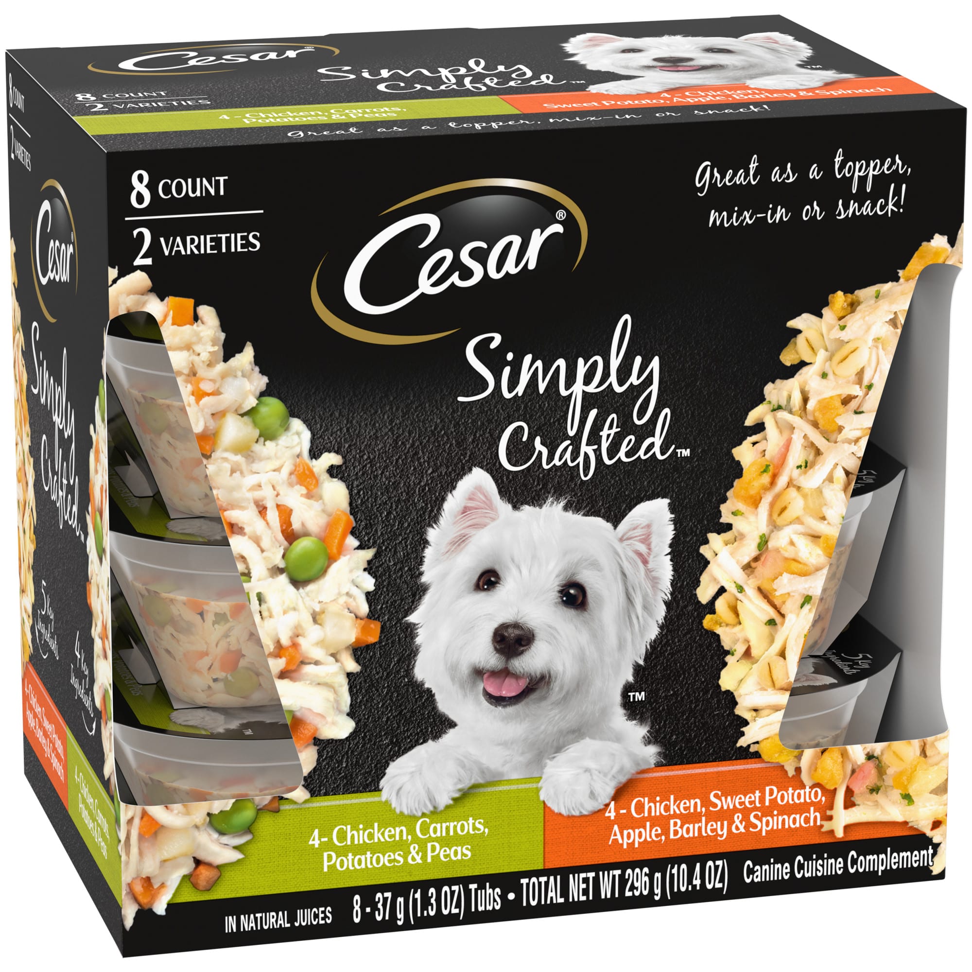 Cesar dog clearance food puppy breed