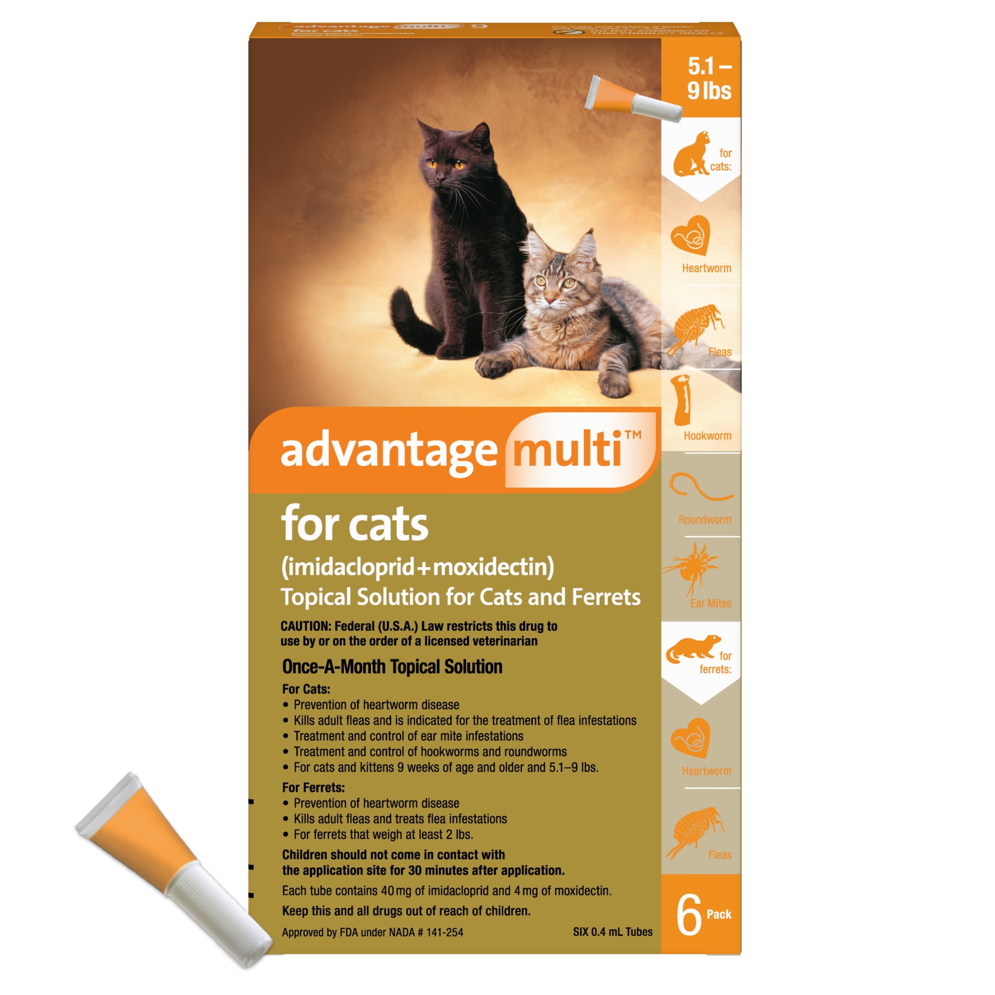 Advantage for cats sale under 9 lbs