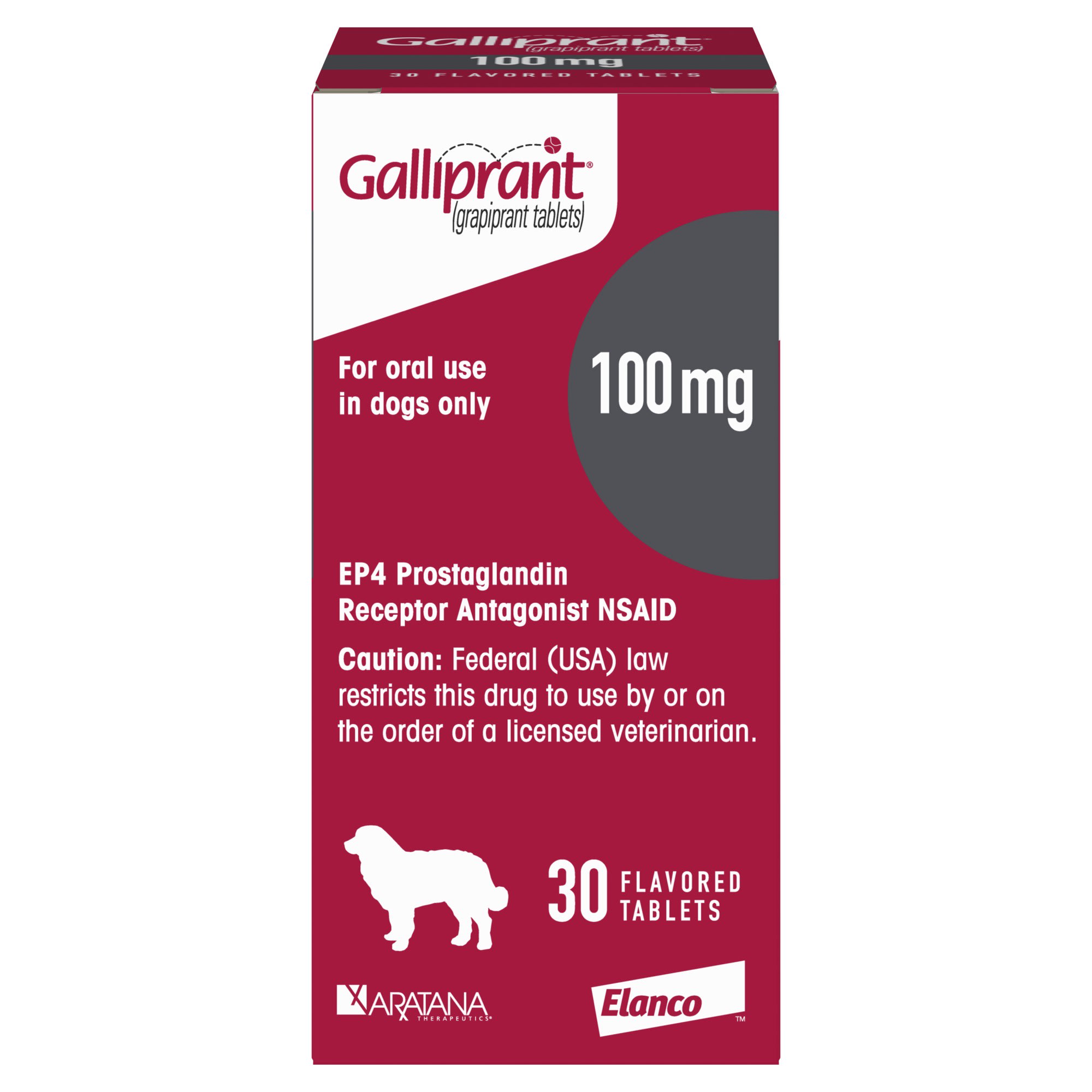Galliprant 100 mg Flavored Tablets for 