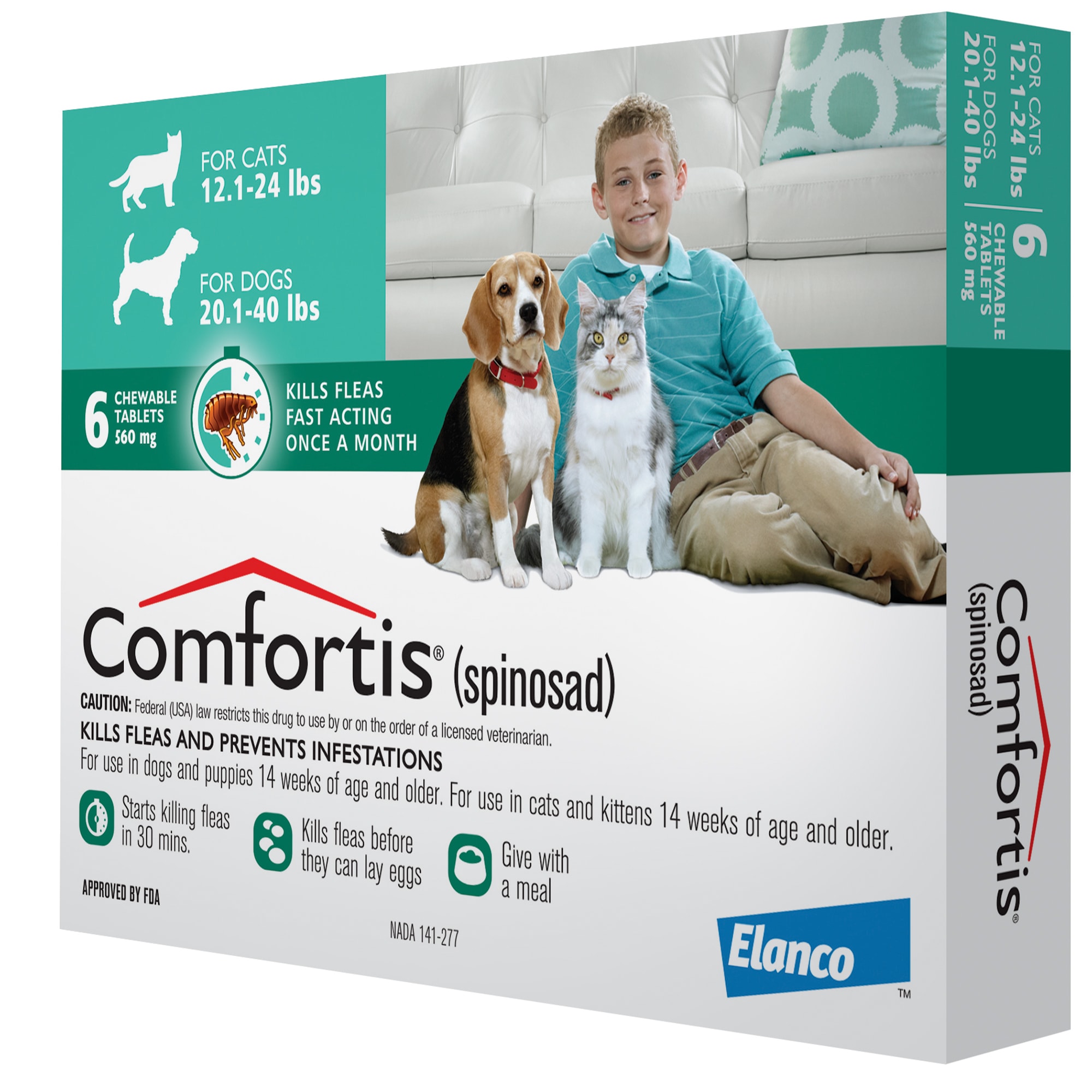 comfortis doses for dogs