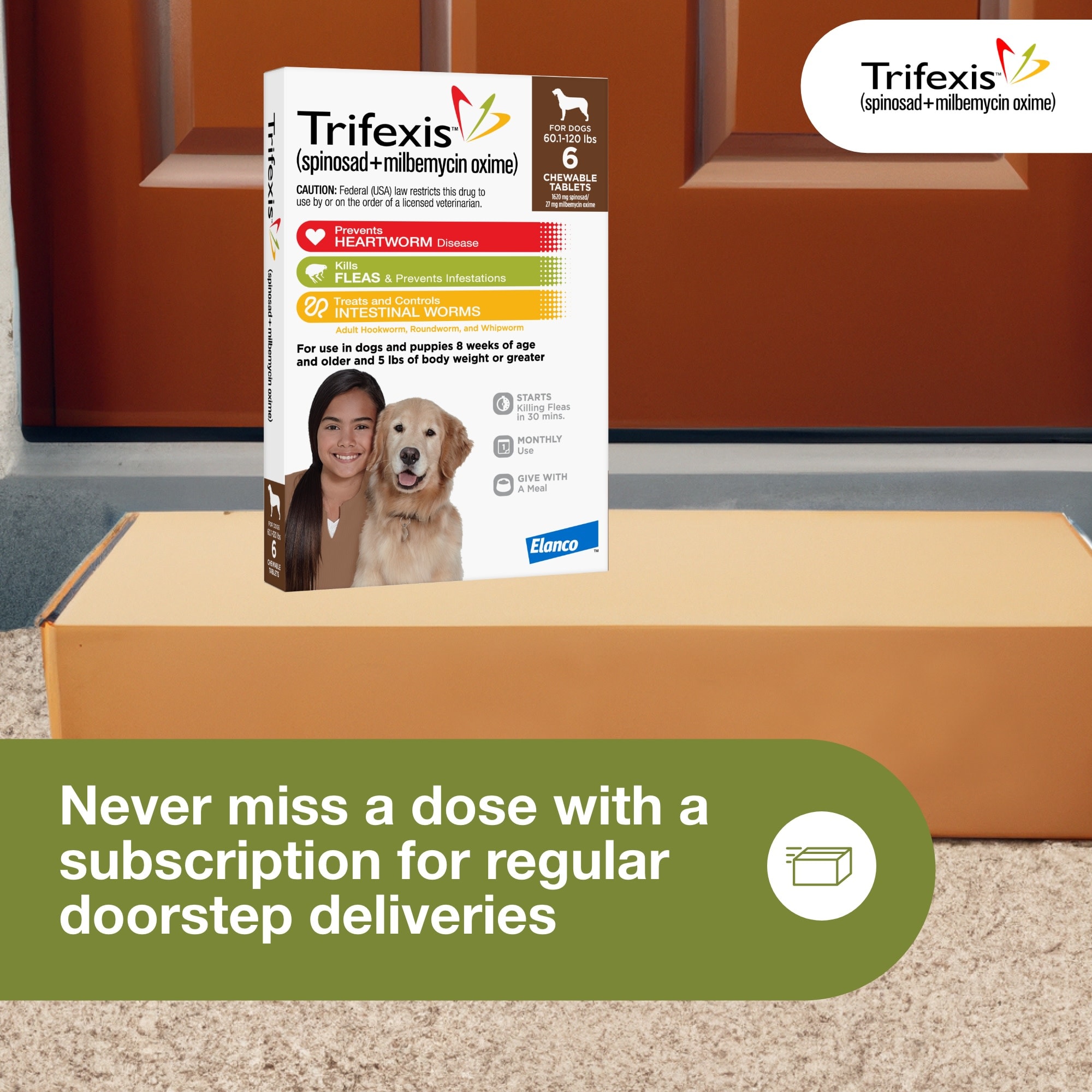 Trifexis for dogs clearance chewy