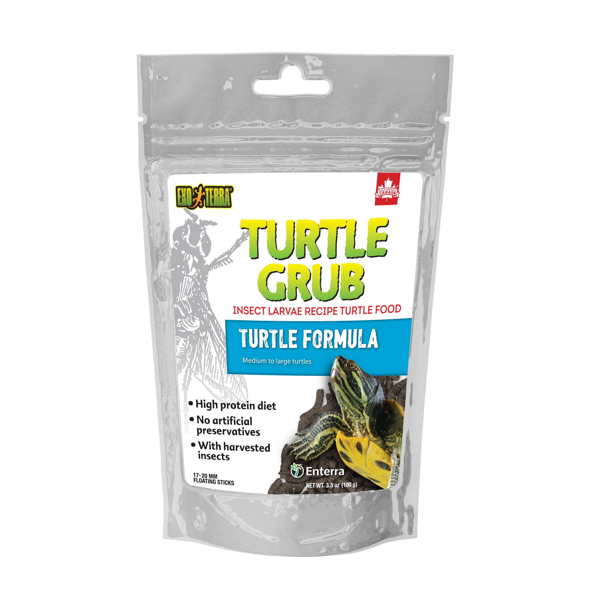 Exo-Terra Bug Bites Turtle Formula, 3.5 oz. | Petco