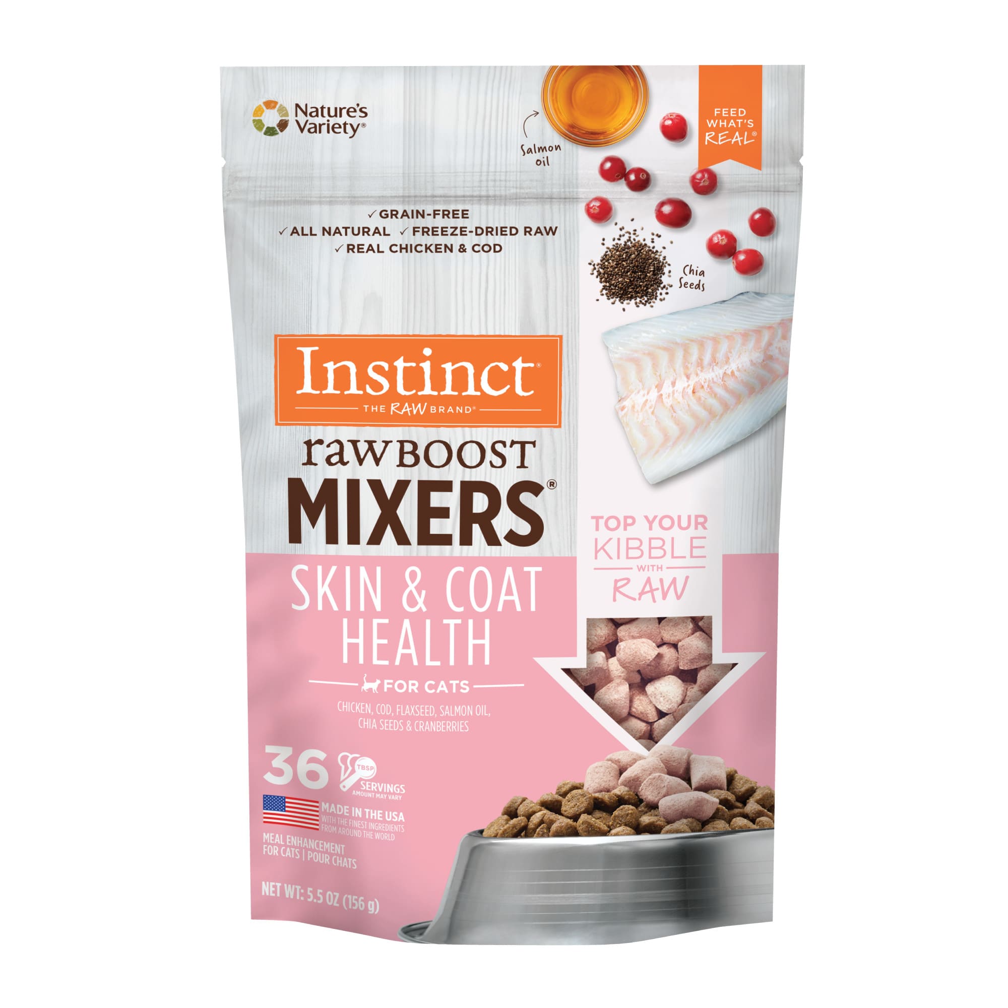 instinct freeze dried raw boost mixers