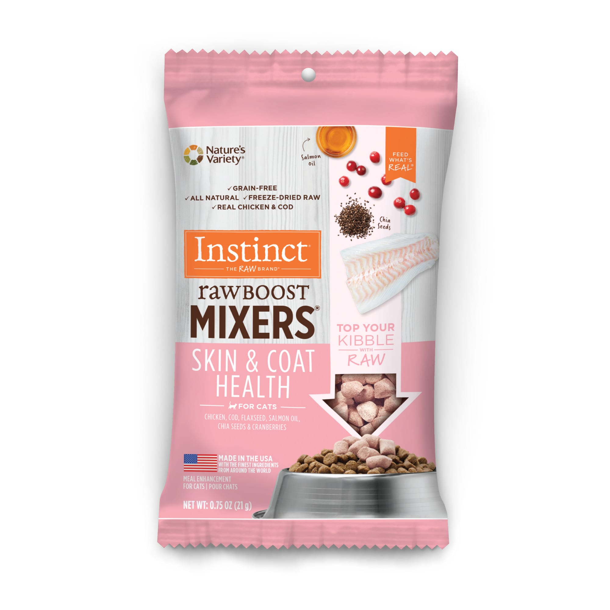 Instinct freeze dried 2024 raw boost mixers