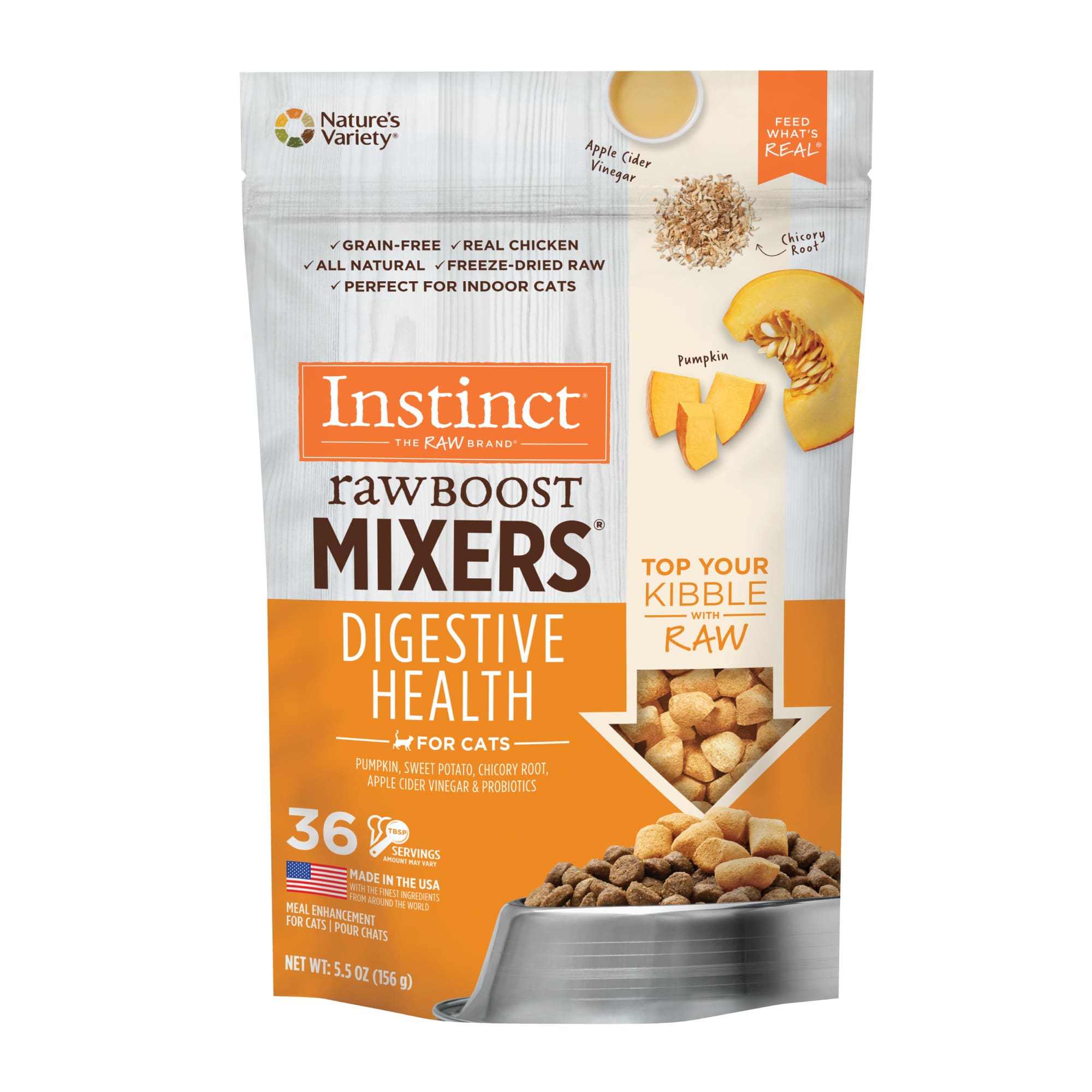 Instinct Freeze Dried Raw Boost Mixers Grain Free Digestive Health