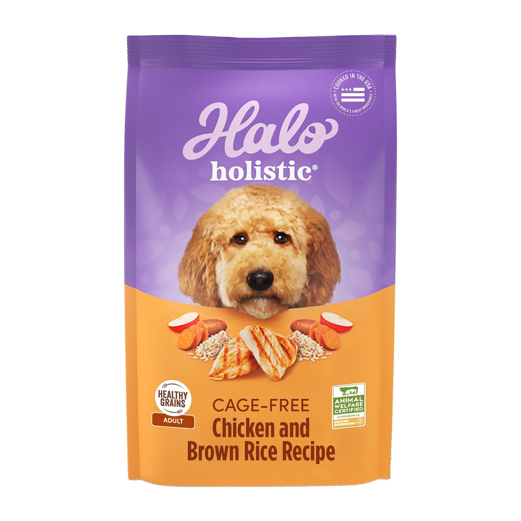 Halo Holistic Healthy Grains Cage free Chicken Brown Rice Recipe