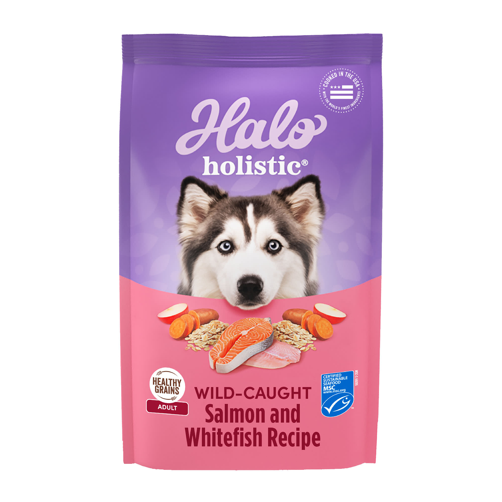 Halo Holistic Complete Digestive Health Wild caught Salmon and