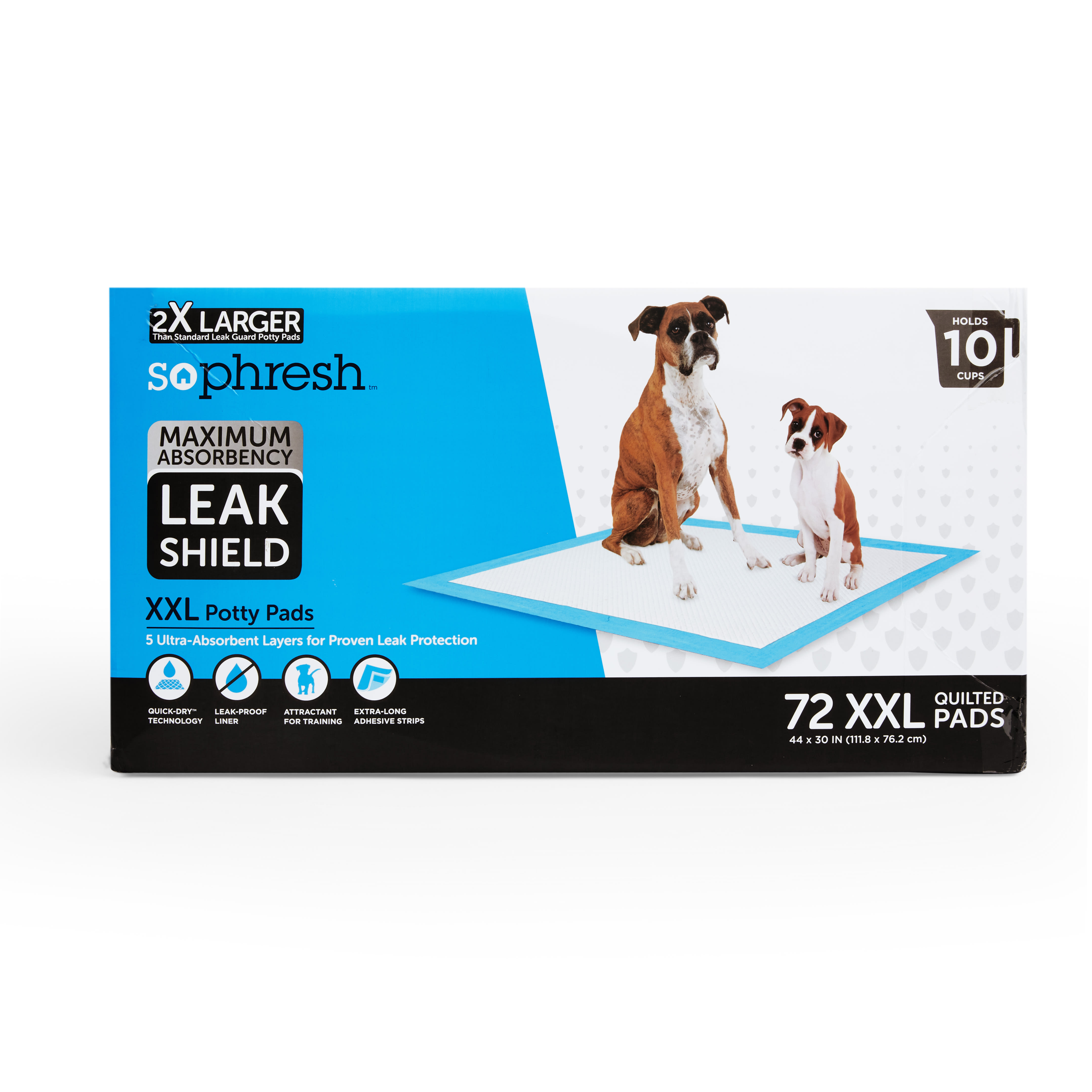 Sophresh Leak Guard Tapetes Ultra Absorbentes para Perro, 30