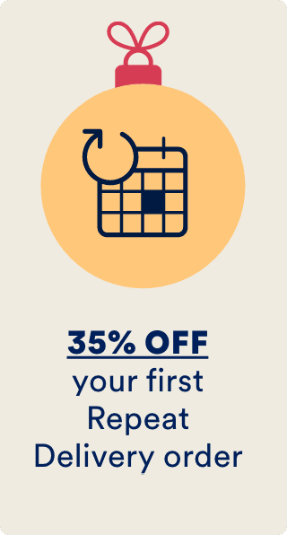 35% OFF your first Repeat Delivery order