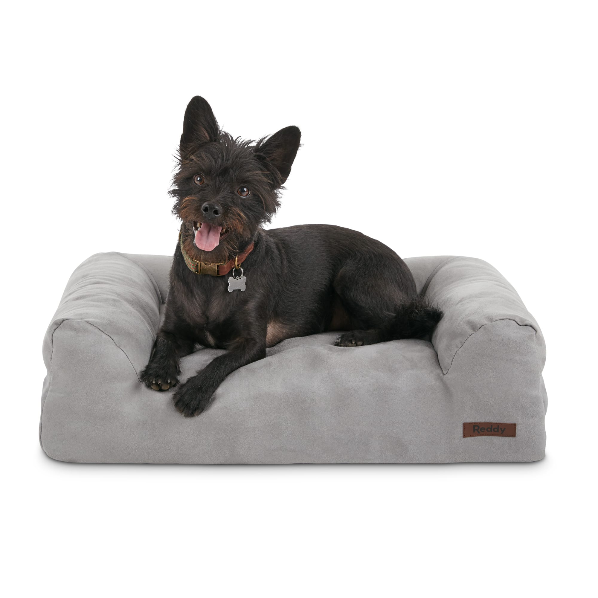 grey orthopedic dog bed