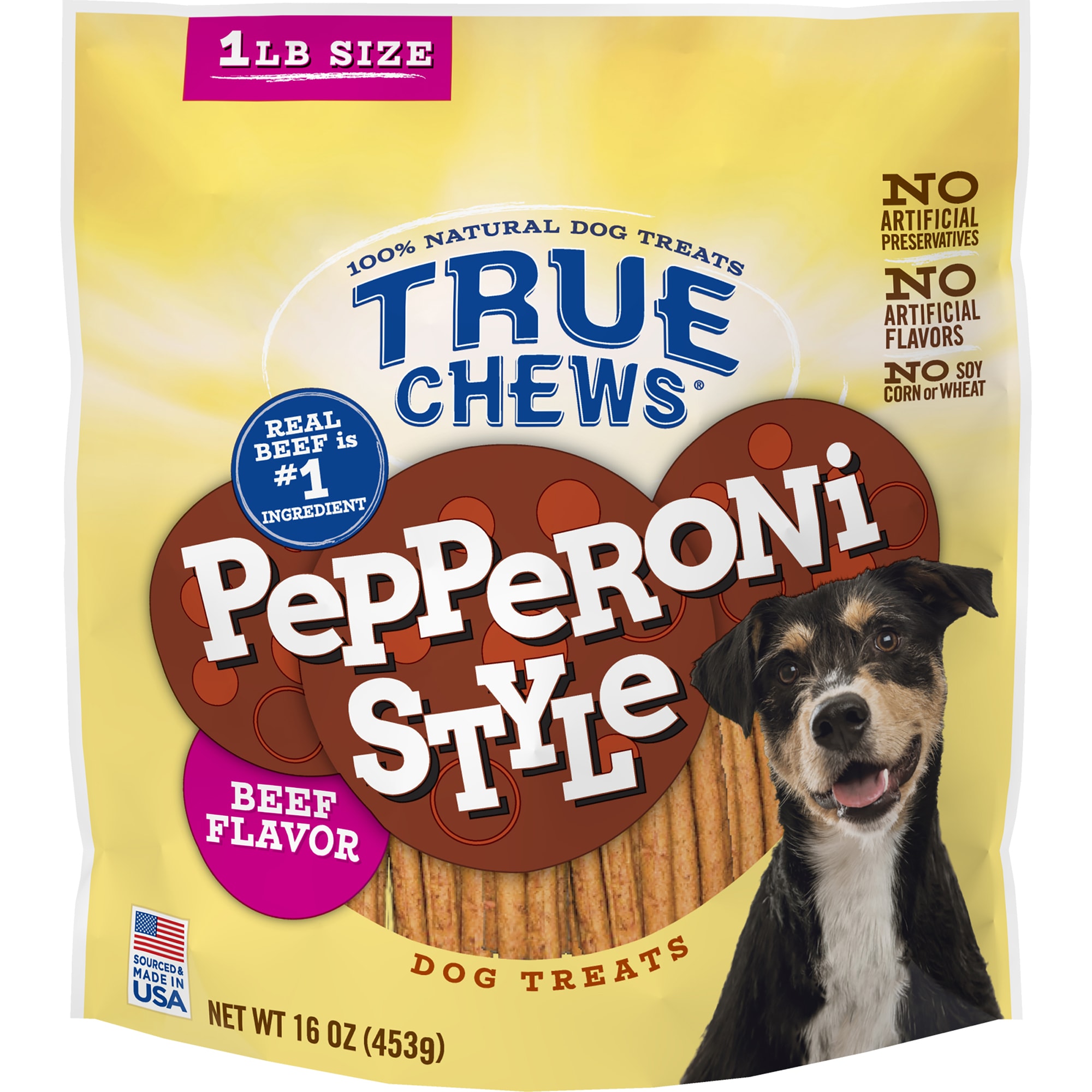 True Chews Pepperoni Style Beef Flavor 