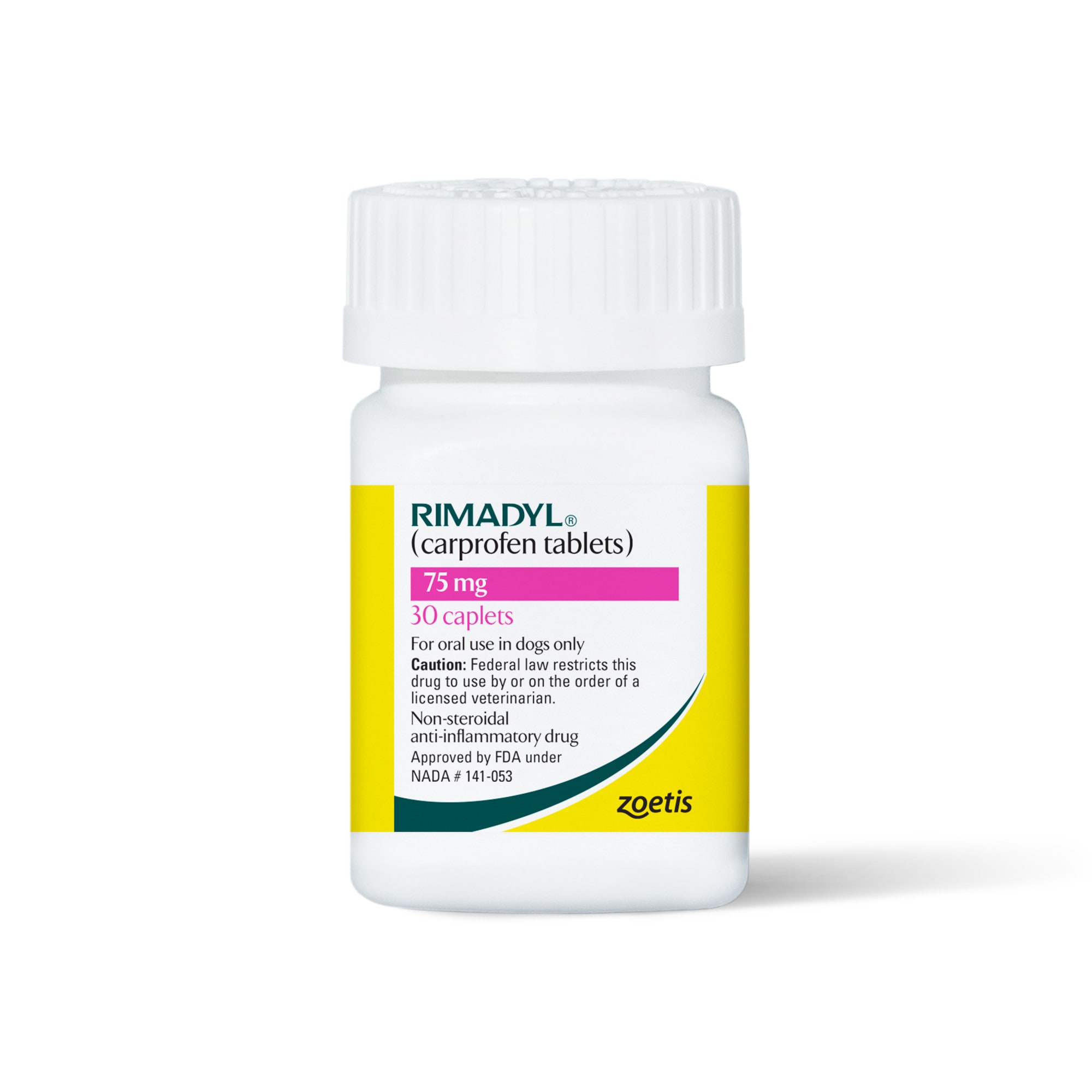 Rimadyl Carprofen 75mg Dog Pain Relief & Arthritis 30ct