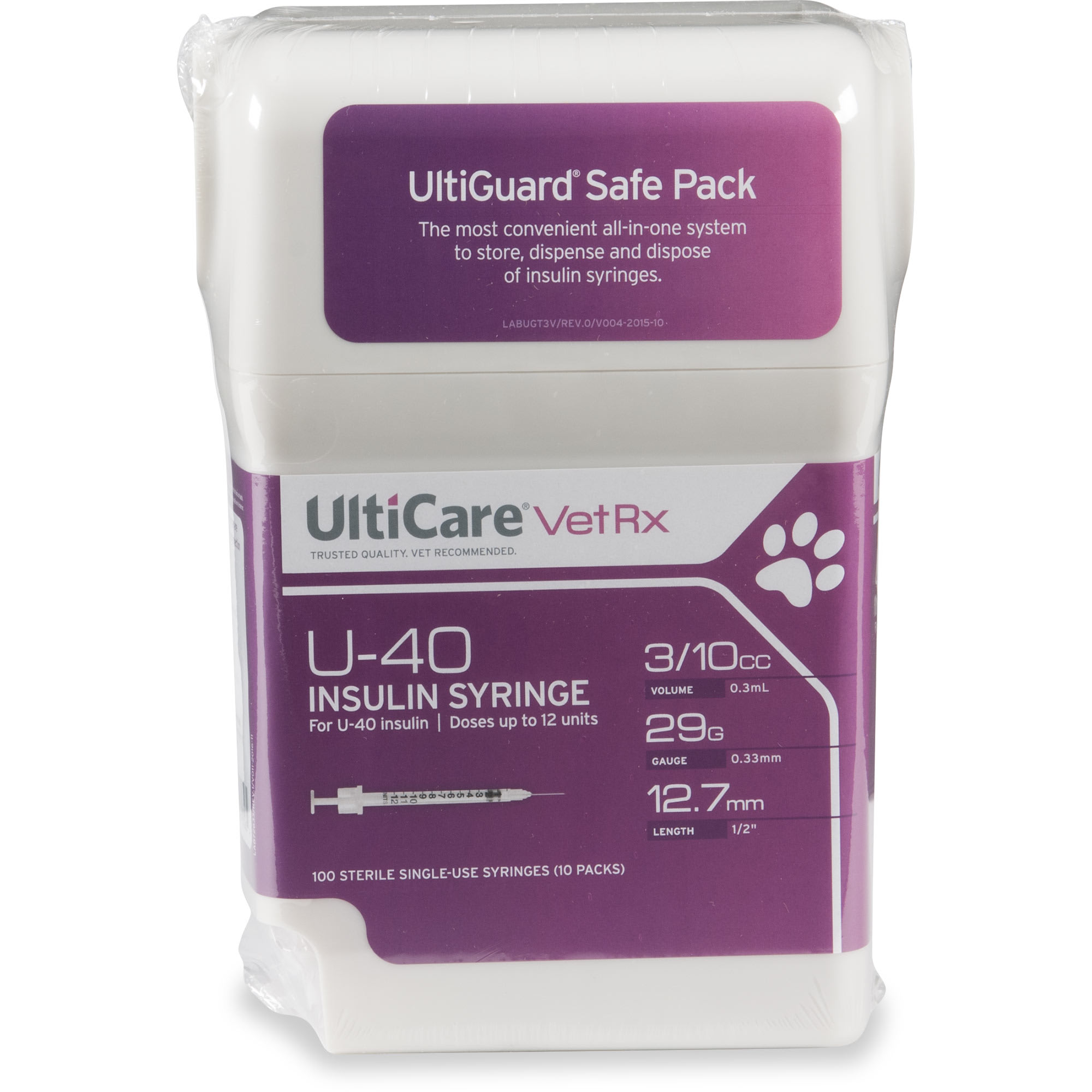 Ulticare 29 Gauge 1 2 3cc Syringes With Needles 10 Count Petco