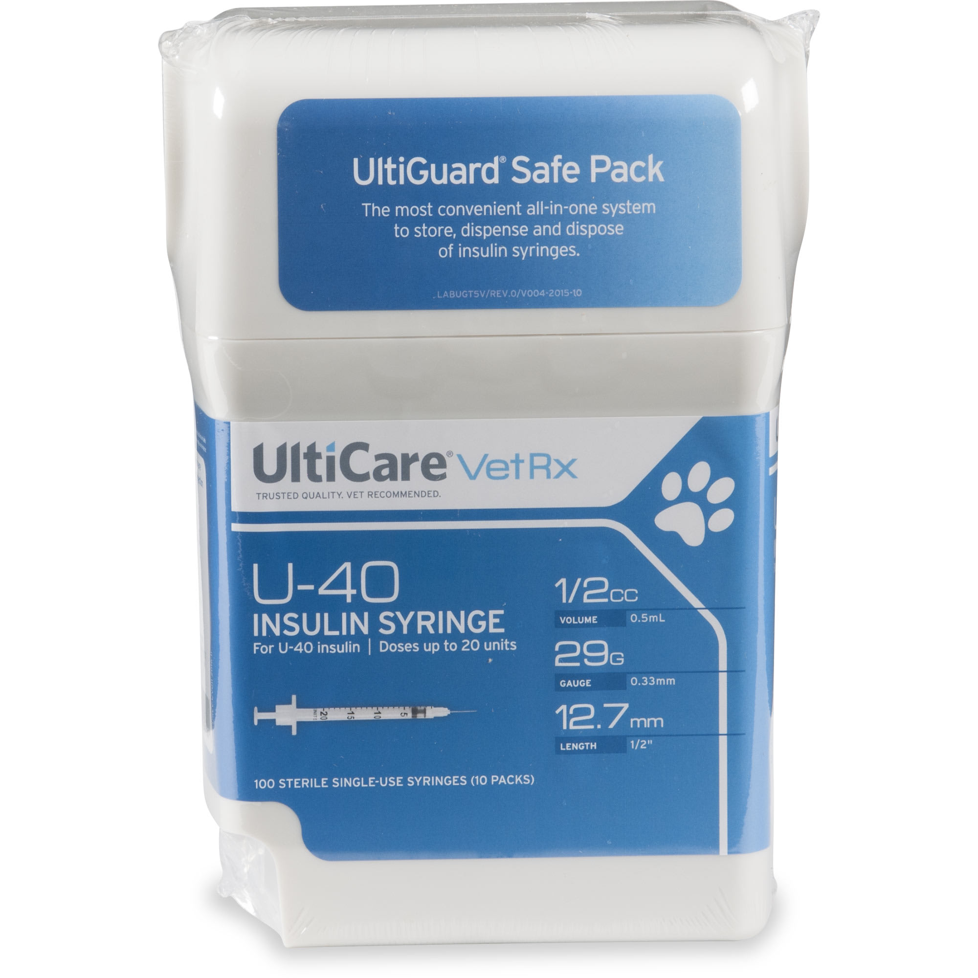 Ulticare 29 Gauge 1 2 5cc Syringes With Needles 10 Count Petco