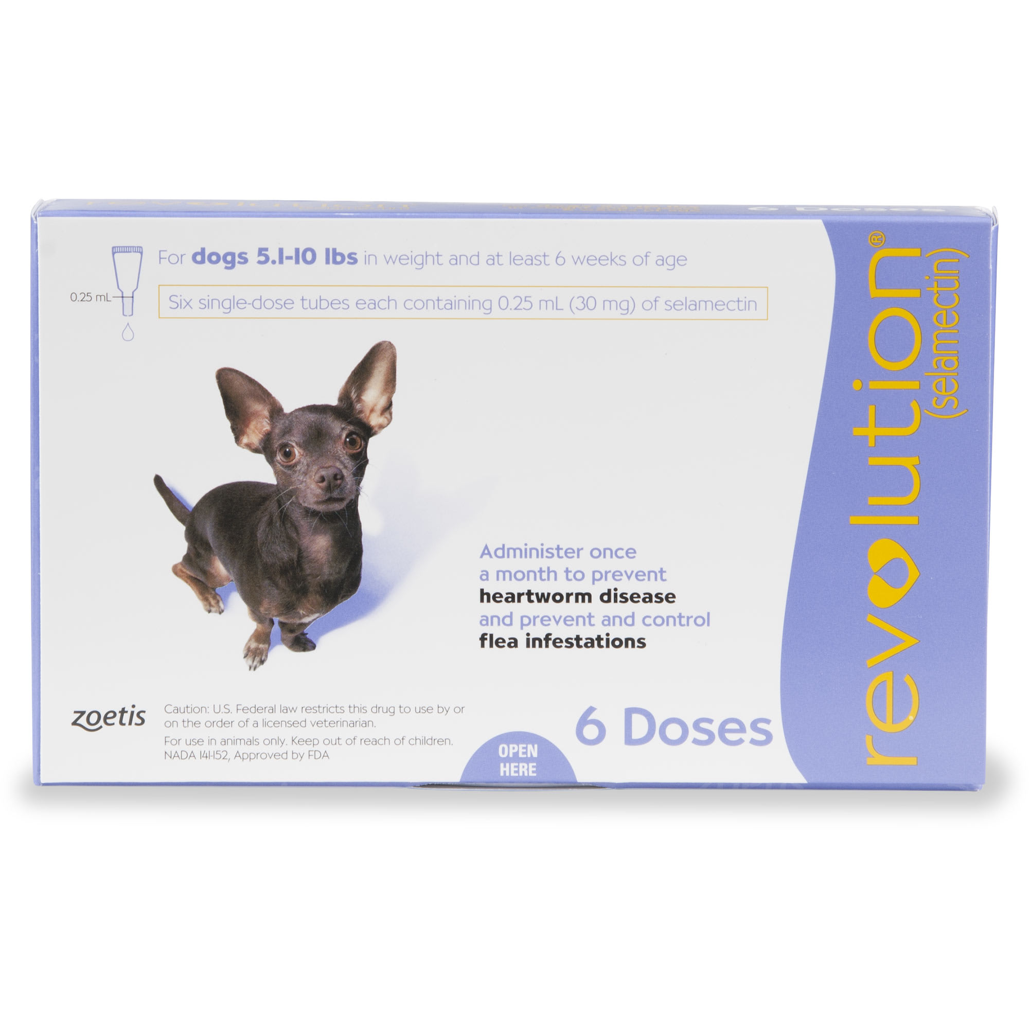 for Dogs 5.1-10 lbs. - Purple 