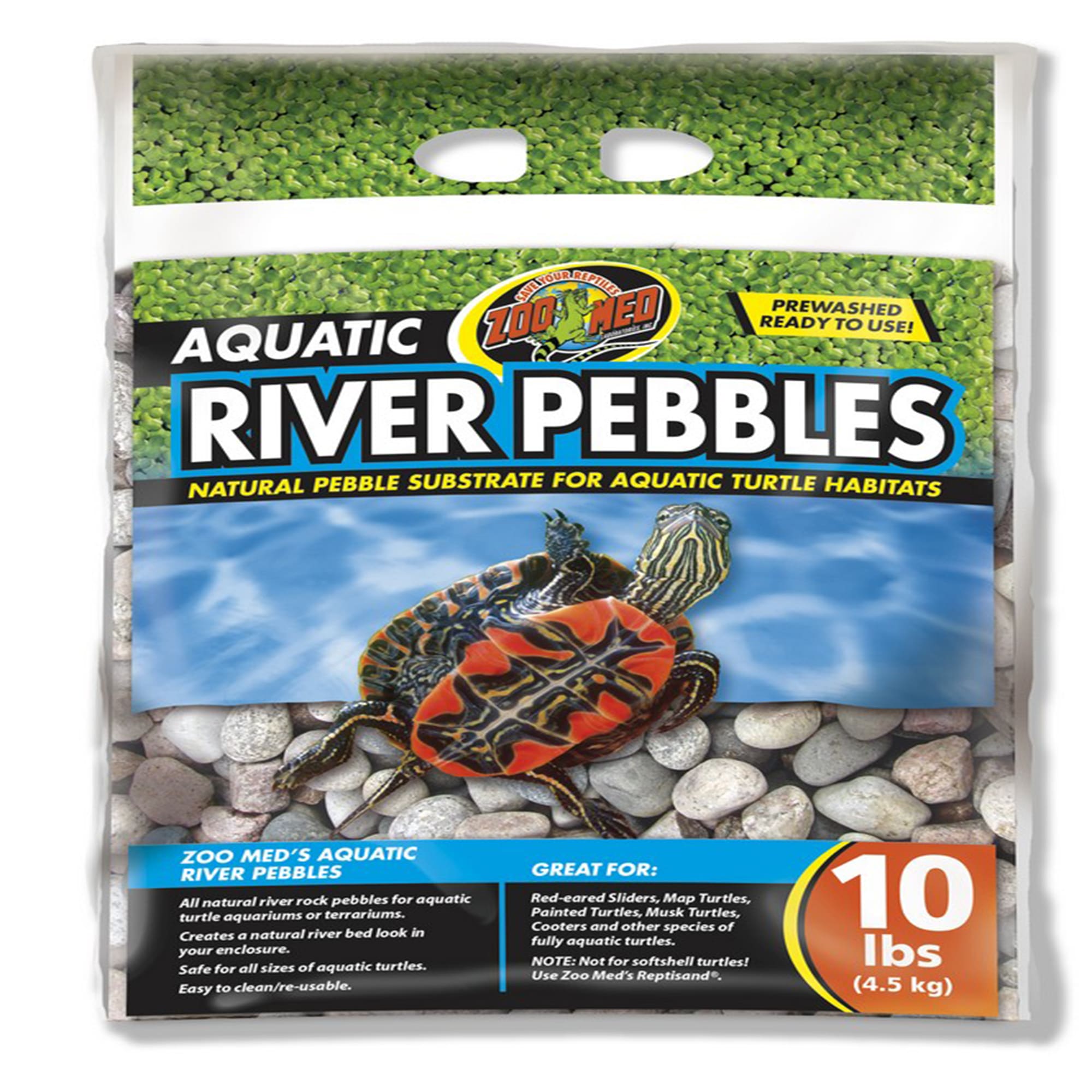 Zoo Med Aquatic River Pebbles for Turtle 10 lbs. Petco