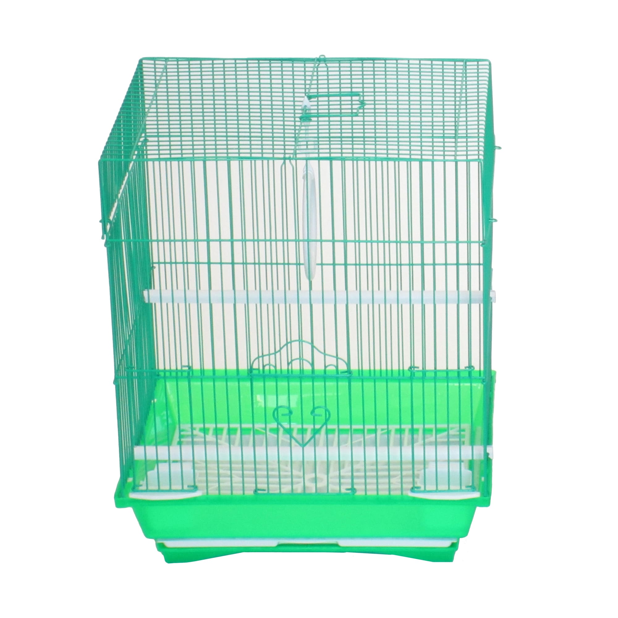 YML Green Flat Top Parakeet Cage, 13.3