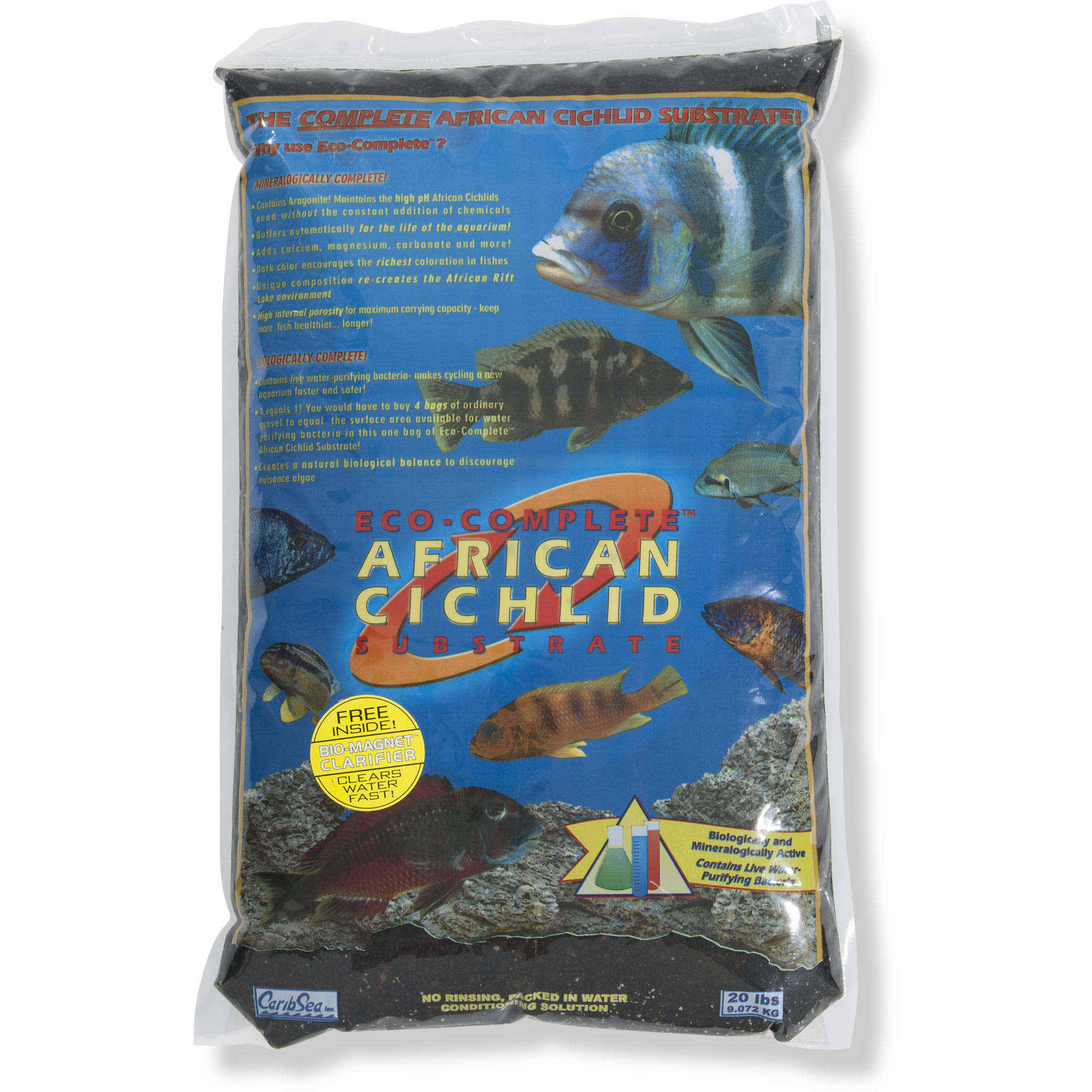 CaribSea African Cichlid Eco-Complete Substrate 20 lbs