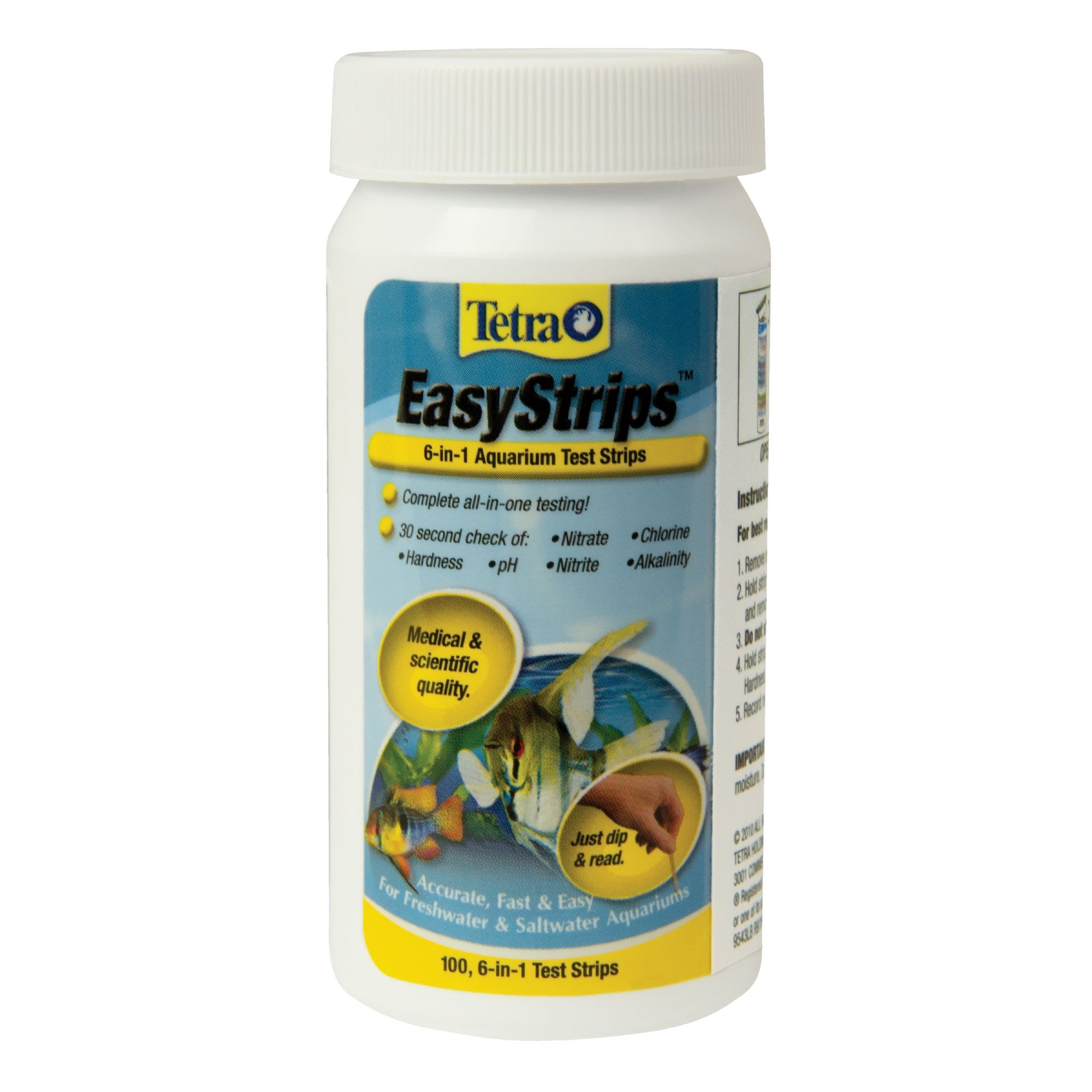 Tetra EasyStrips 6in1 Freshwater and Saltwater Aquarium Test Strips