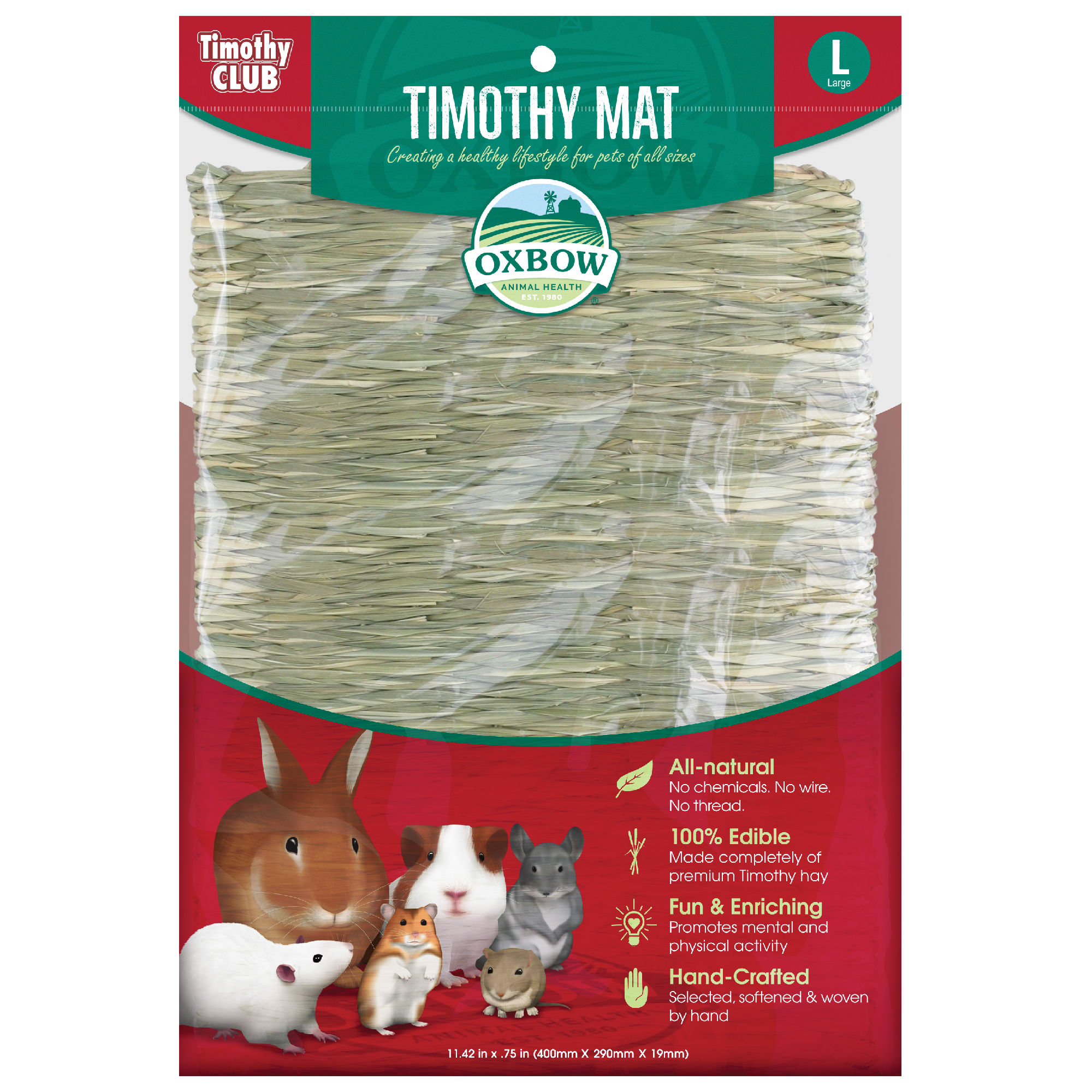 large grass mats for rabbits