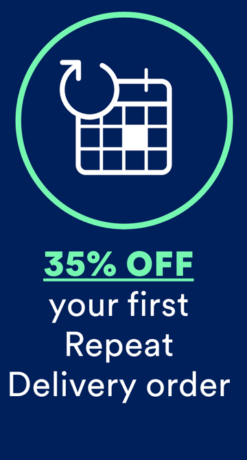 35% OFF your first Repeat Delivery order