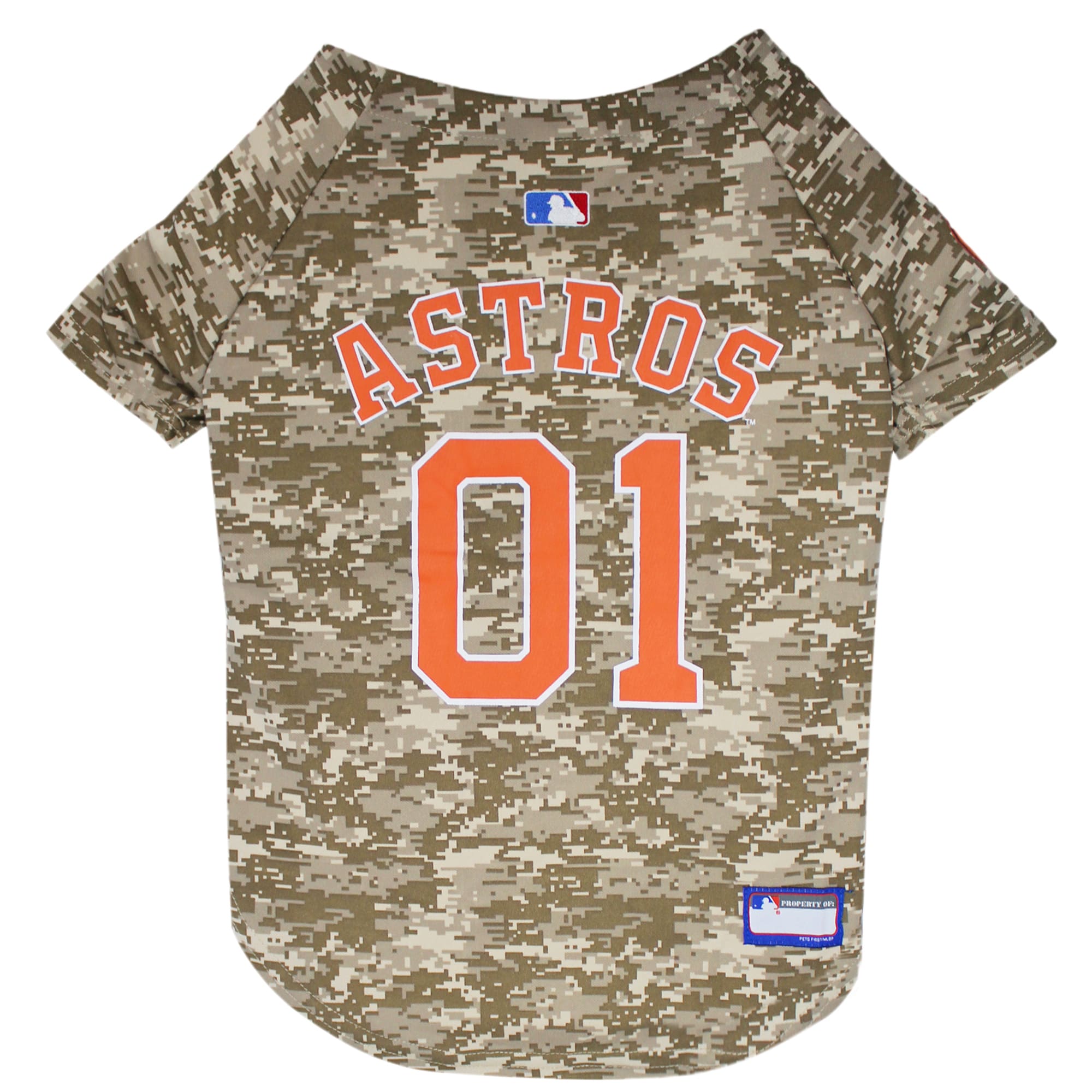 Houston Astros Camo Jersey for Dogs 
