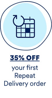 35% OFF your first Repeat Delivery order