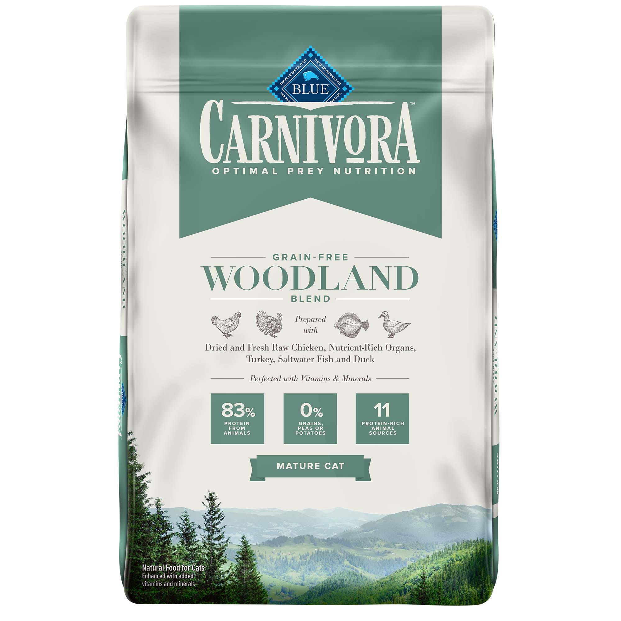 blue carnivora cat food