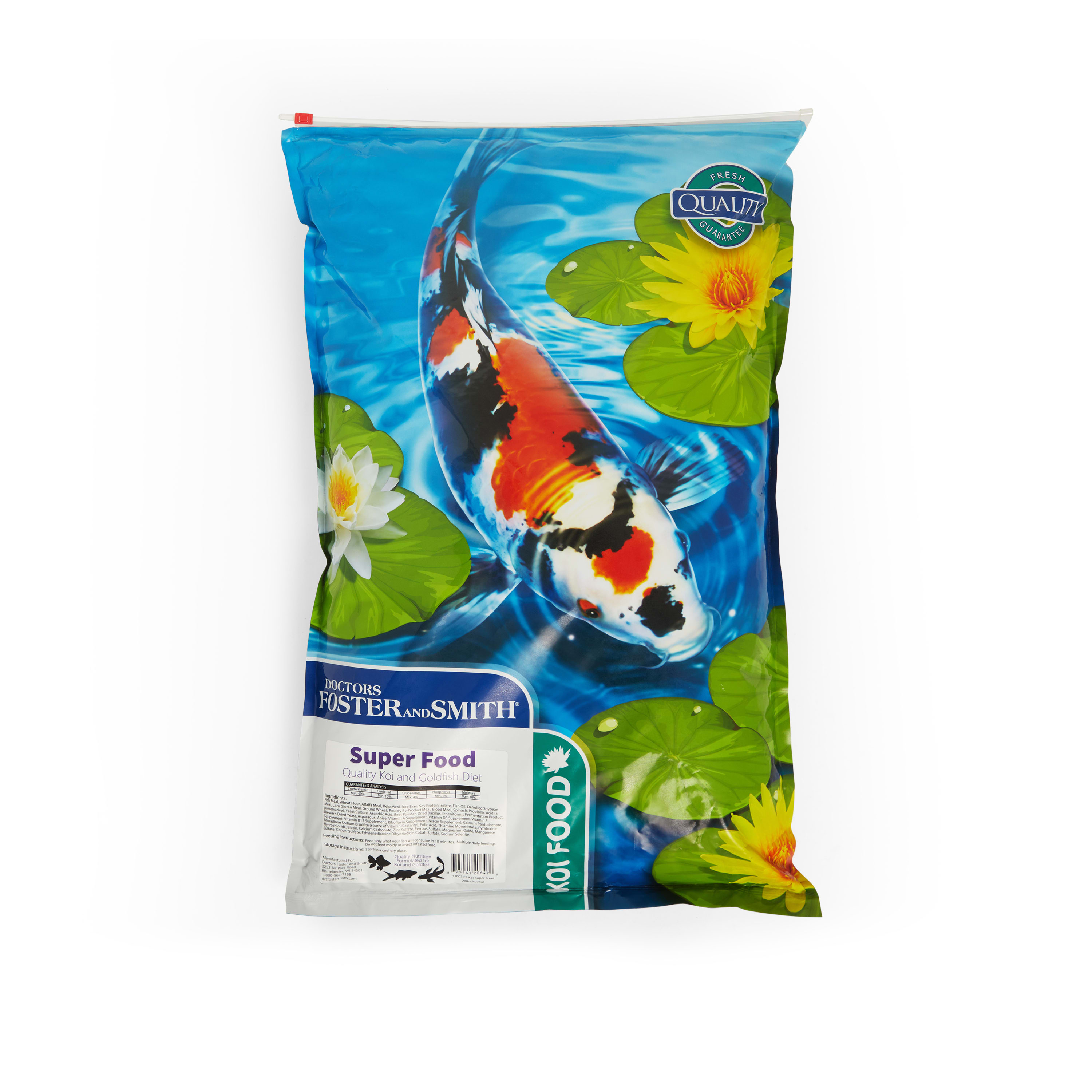 Drs. Foster Smith Koi Goldfish Growth Food 20 lbs from Petco