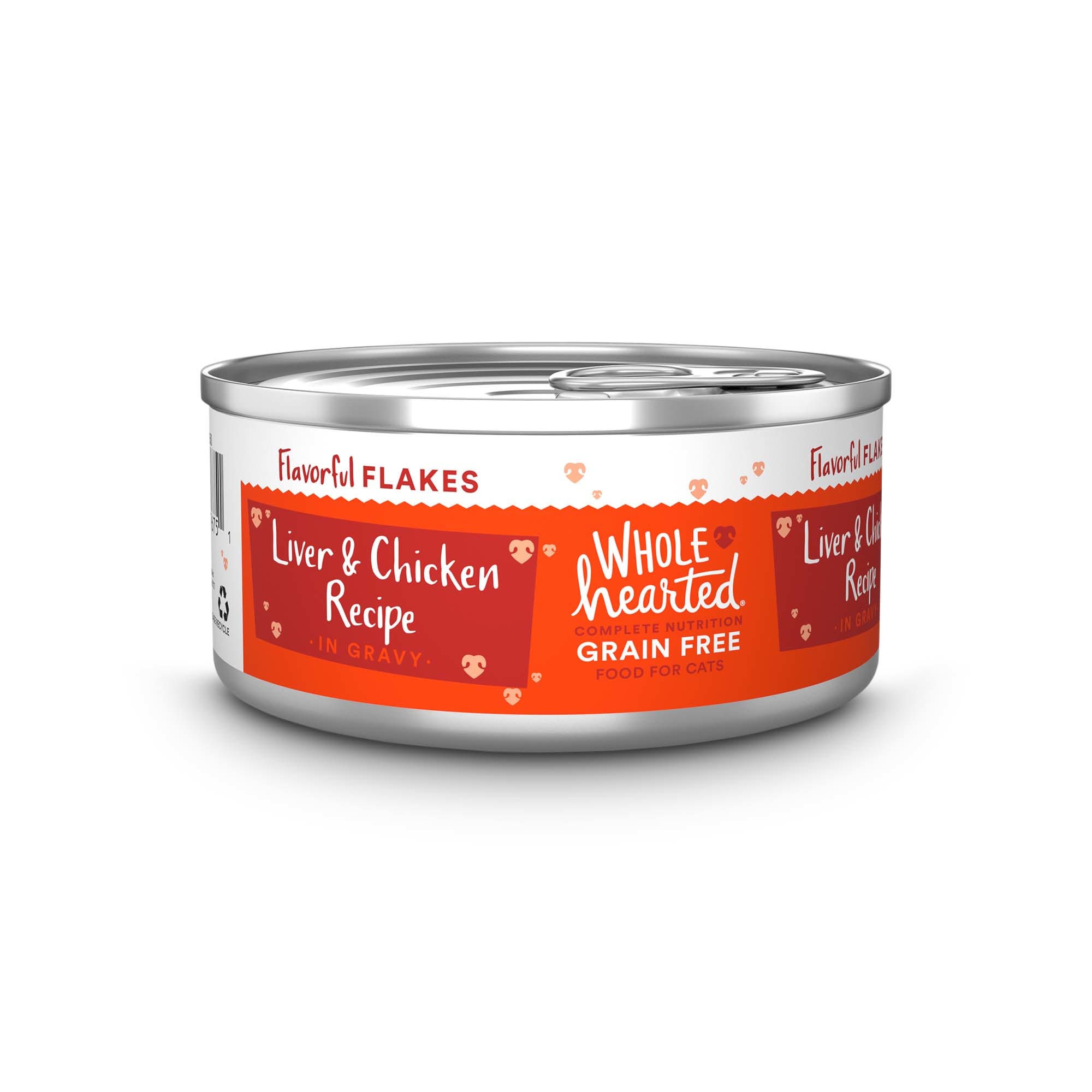 WholeHearted Grain-Free Chicken & Liver Recipe Flakes in Gravy Wet