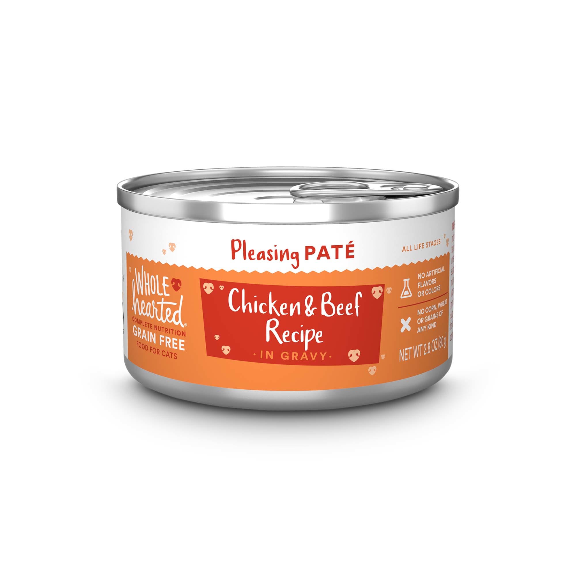 WholeHearted All Life Stages Grain Free Chicken Beef Recipe Pate