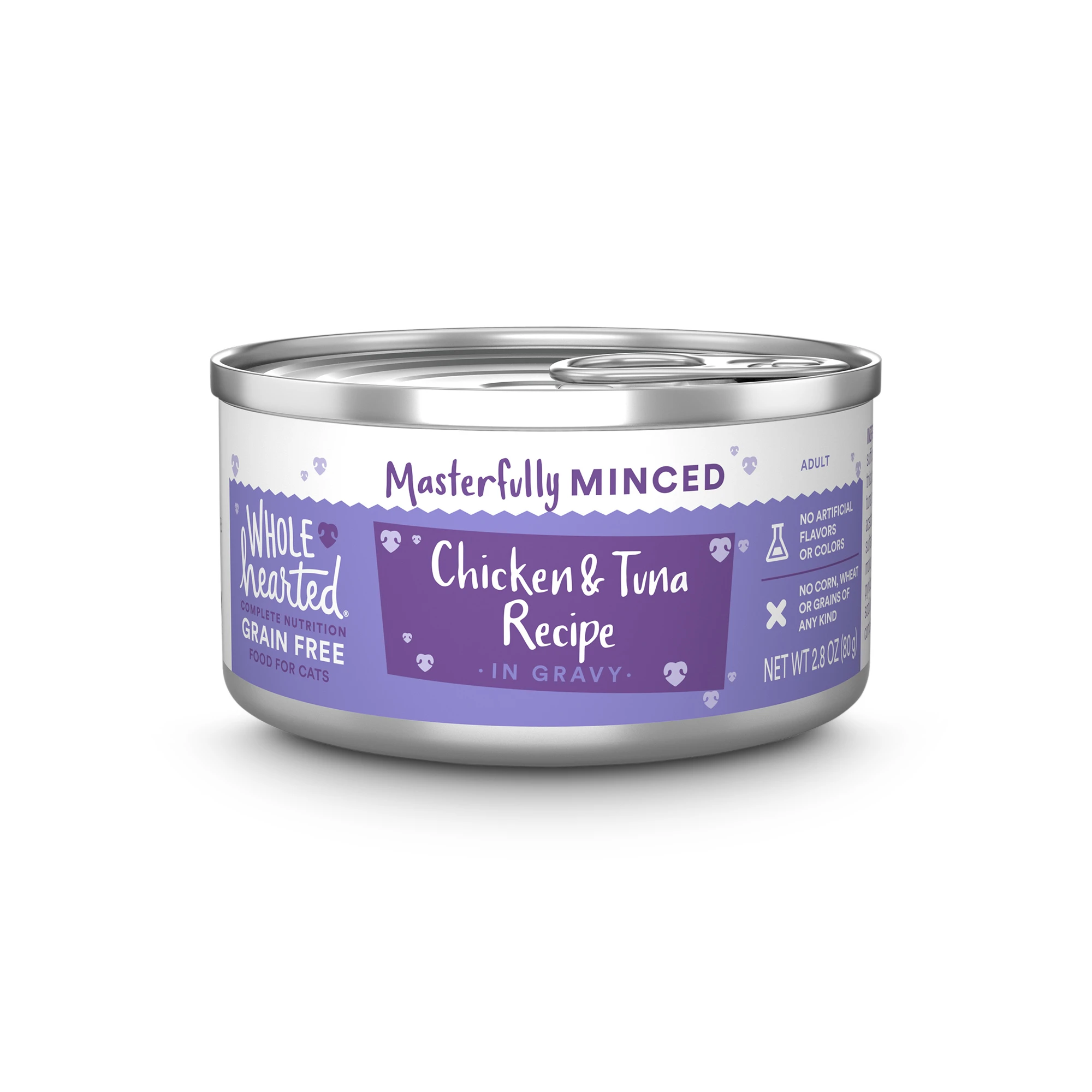 WholeHearted All Life Stages GrainFree Chicken & Tuna Recipe Minced in