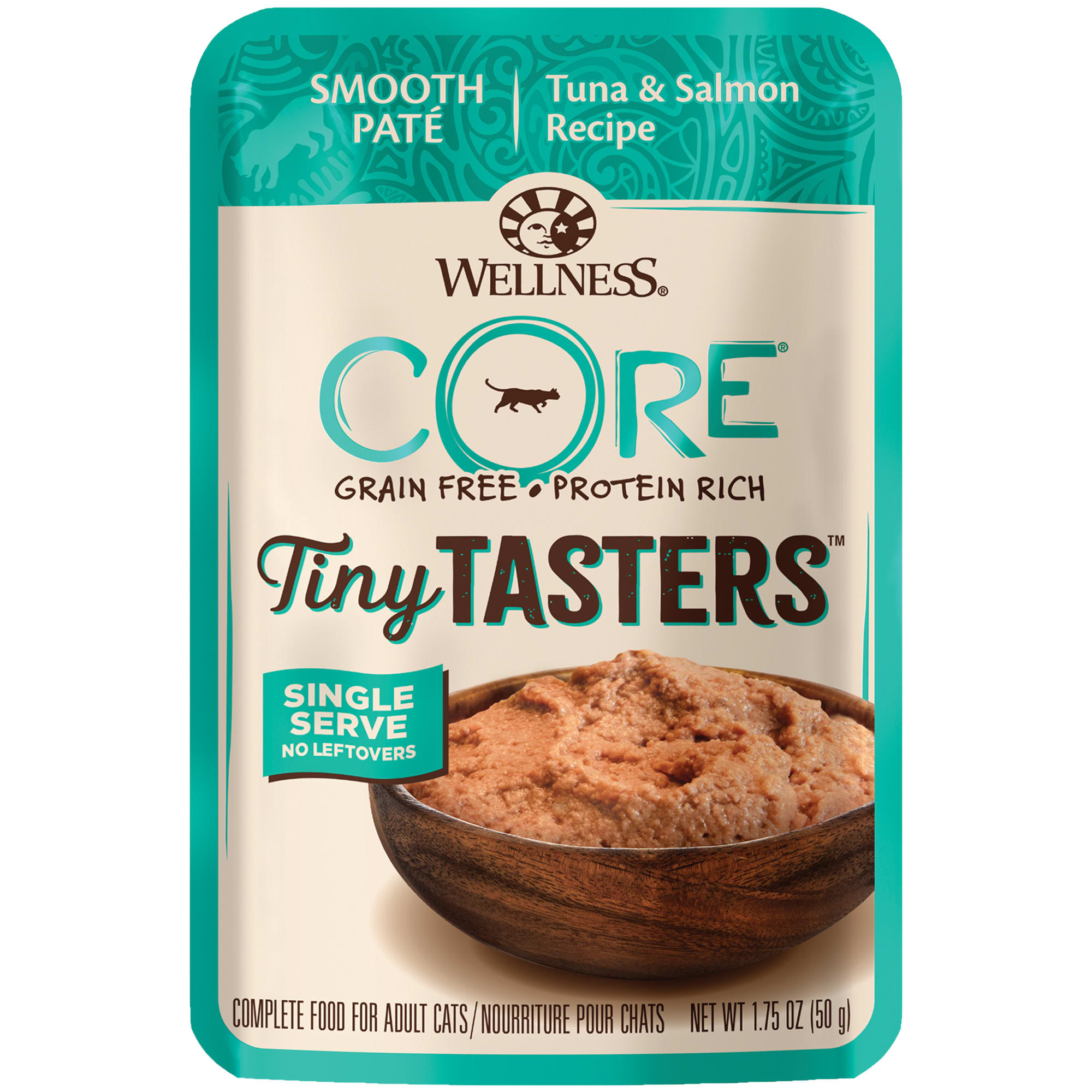 Wellness CORE Tiny Tasters Tuna Salmon Pate Grain Free Wet Cat