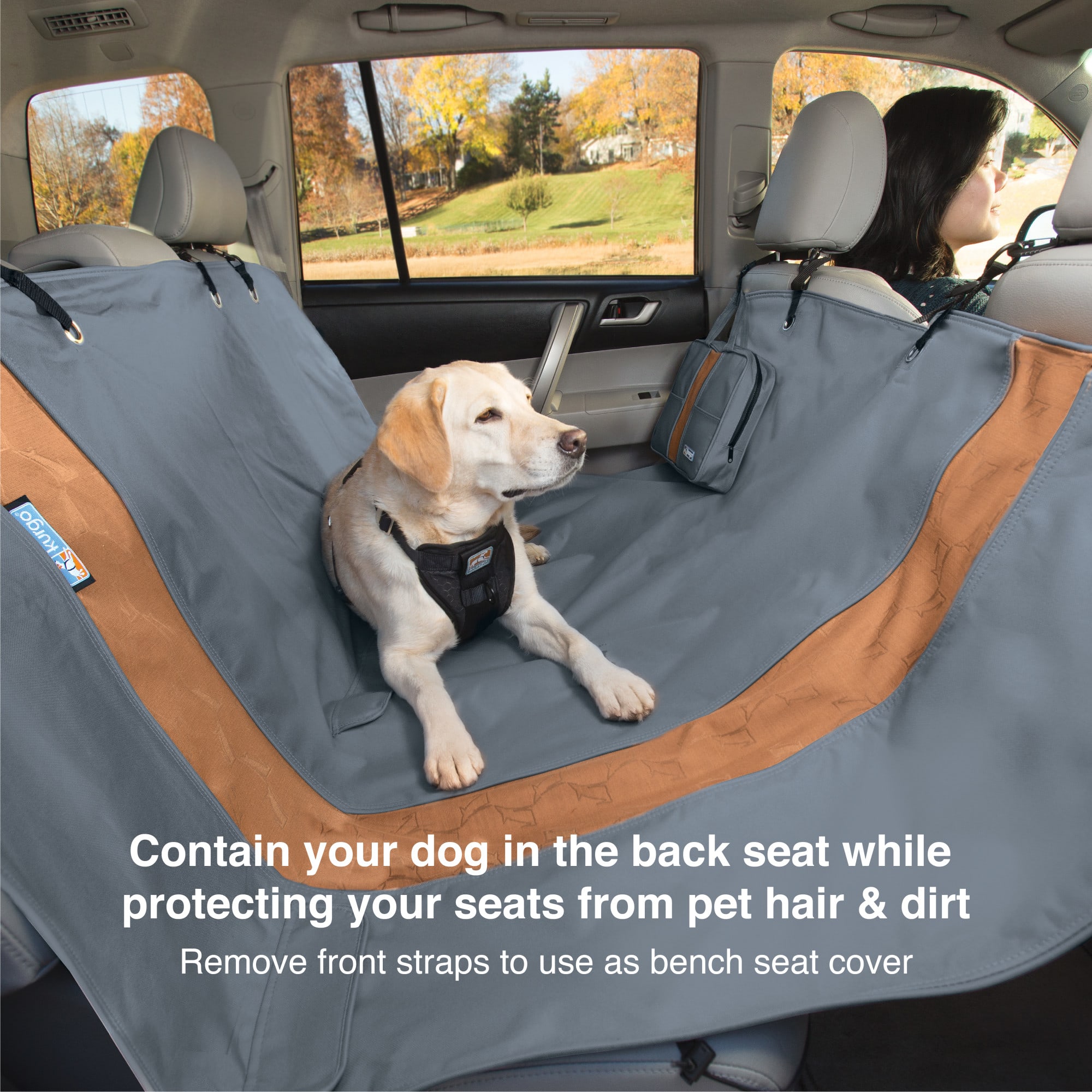 Dirty Dog Car Seat Cover & Hammock- Dog Car Accessories