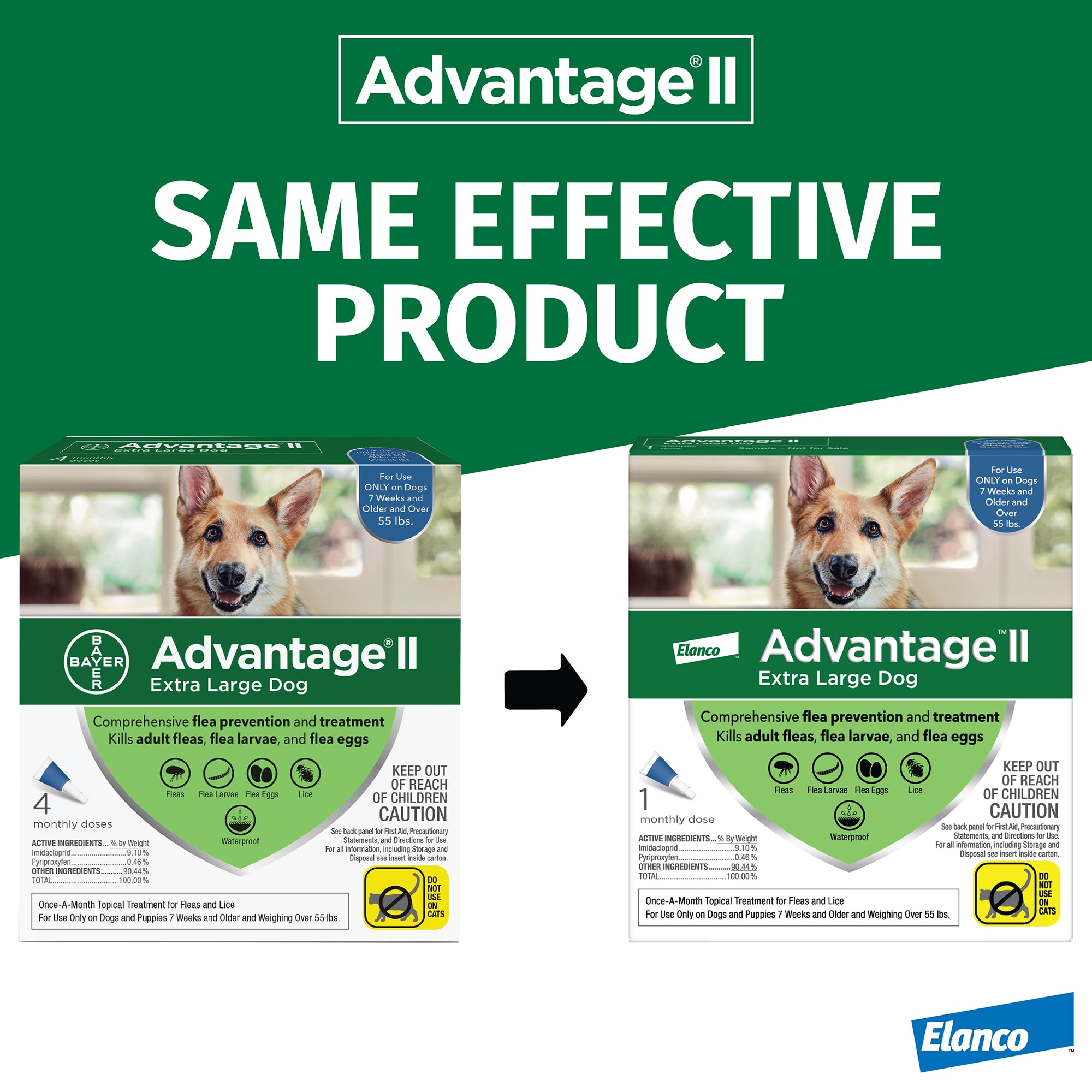 Petco advantage best sale for dogs