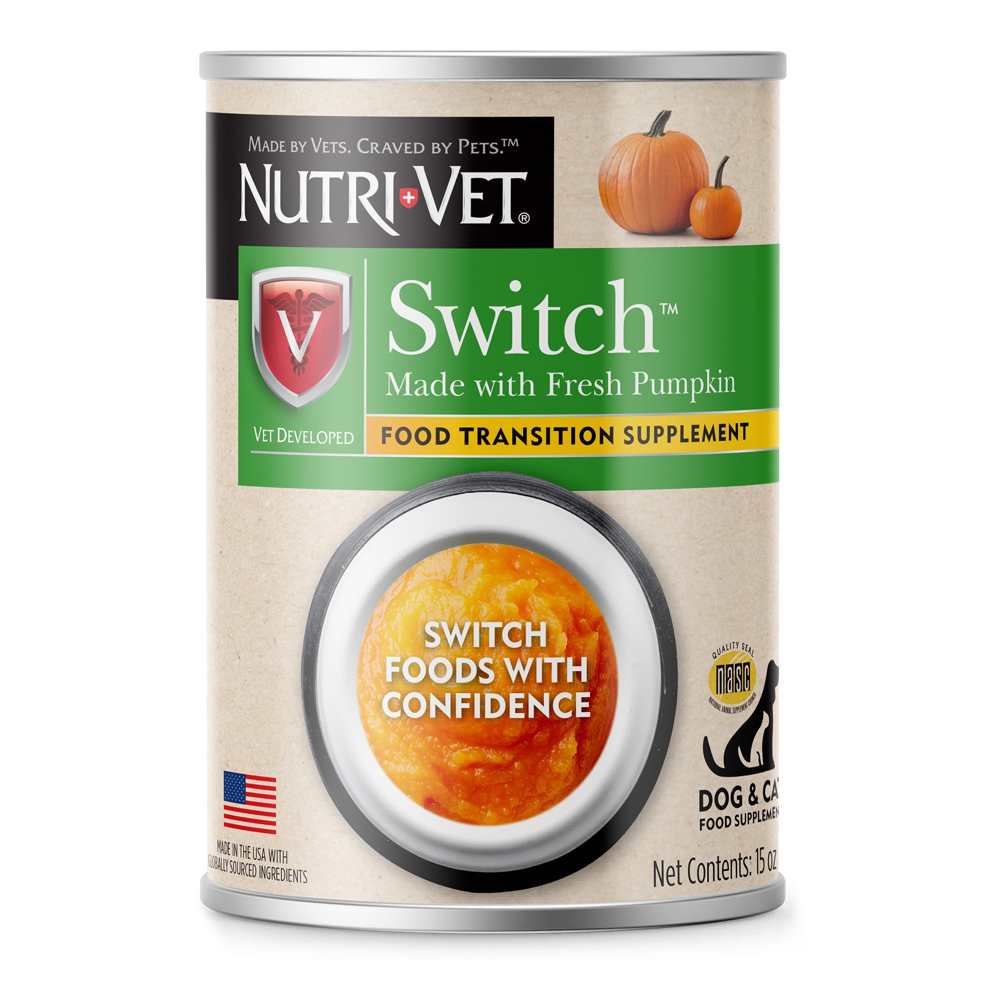 Nutri Vet Switch Food Transition Supplements For Dogs 15 oz